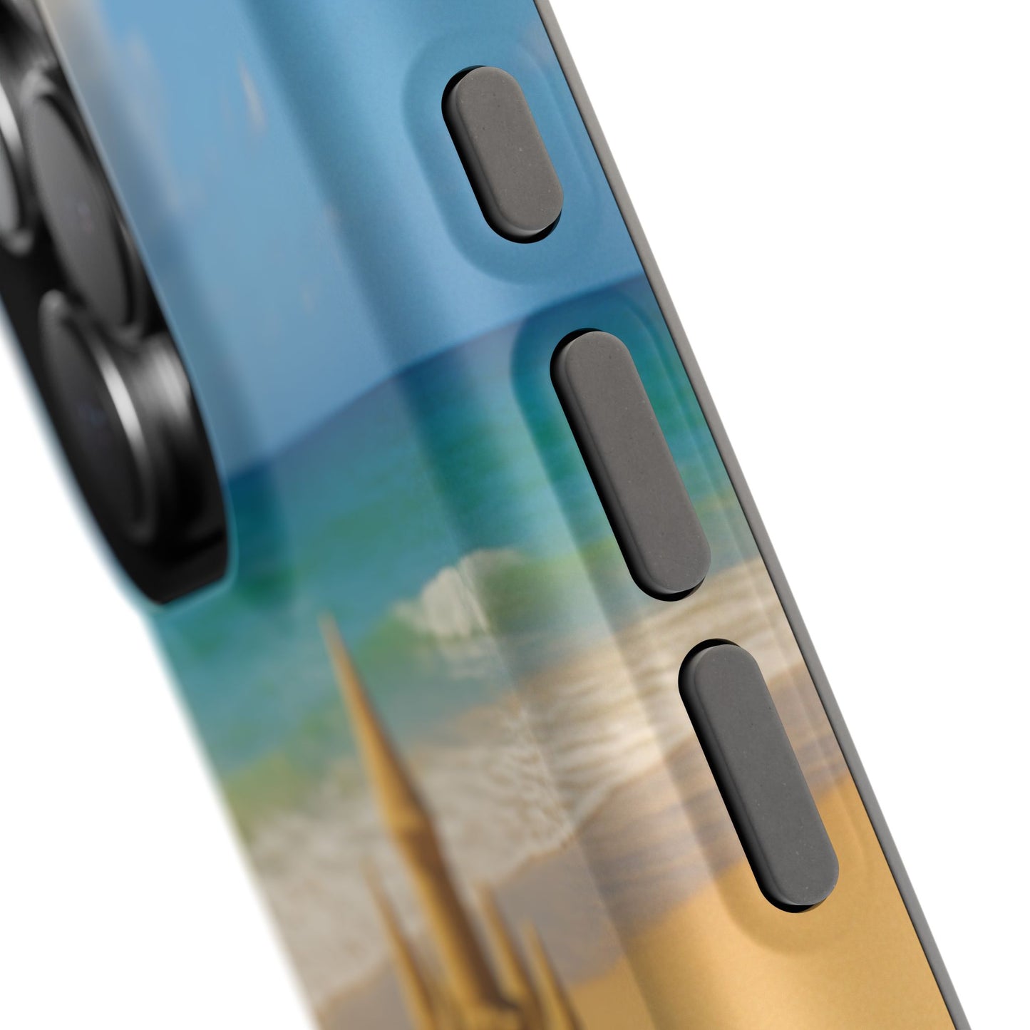 Castle of Dreams iPhone Case I Impact Resistant Dual Layer Cover | SoulfulYarn Collection | Soulful Beach Art for iPhone Lovers