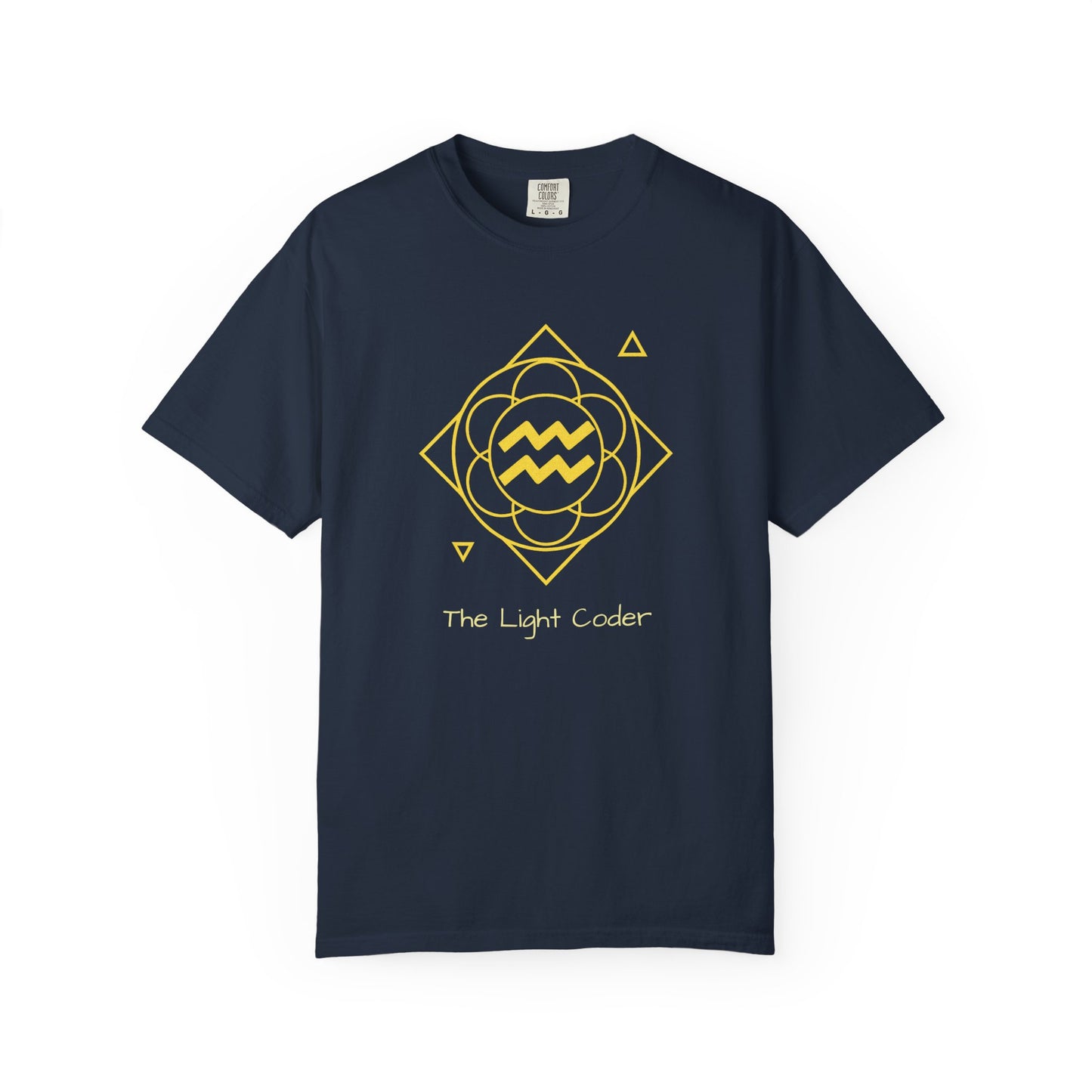 Aquarius Sacred Geometry T-Shirt | The Light Coder Tee in 13 different Colors | Astrology Gift