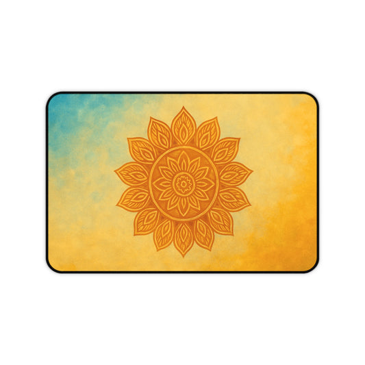 Bright Mandala Desk Mat I Calm & Creative Desk Mat | SoulfulYarn Collection