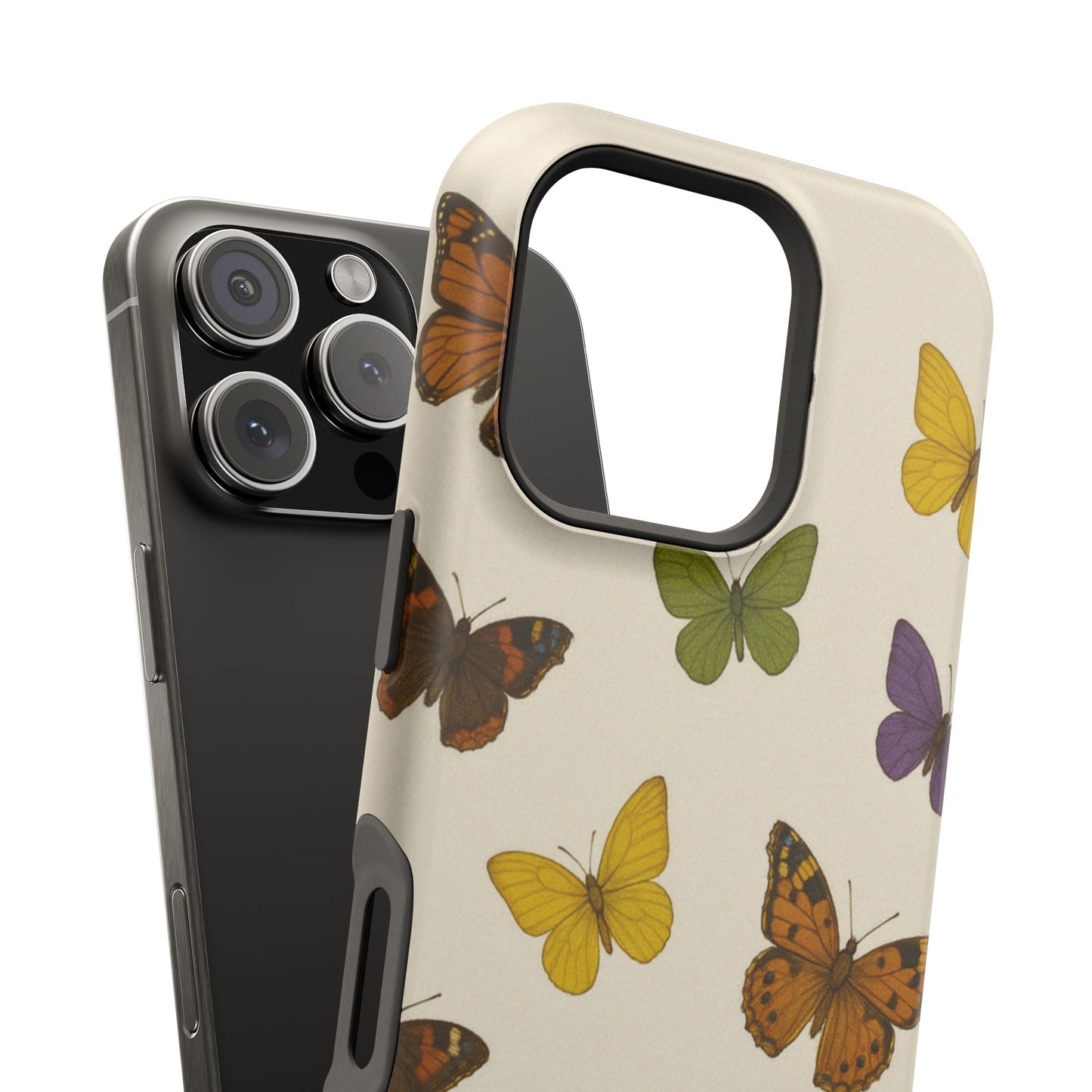 Butterfly iPhone Case Cover I Impact-Resistant | SoulfulYarn Collection | Colorful Nature-Inspired Case for iPhone