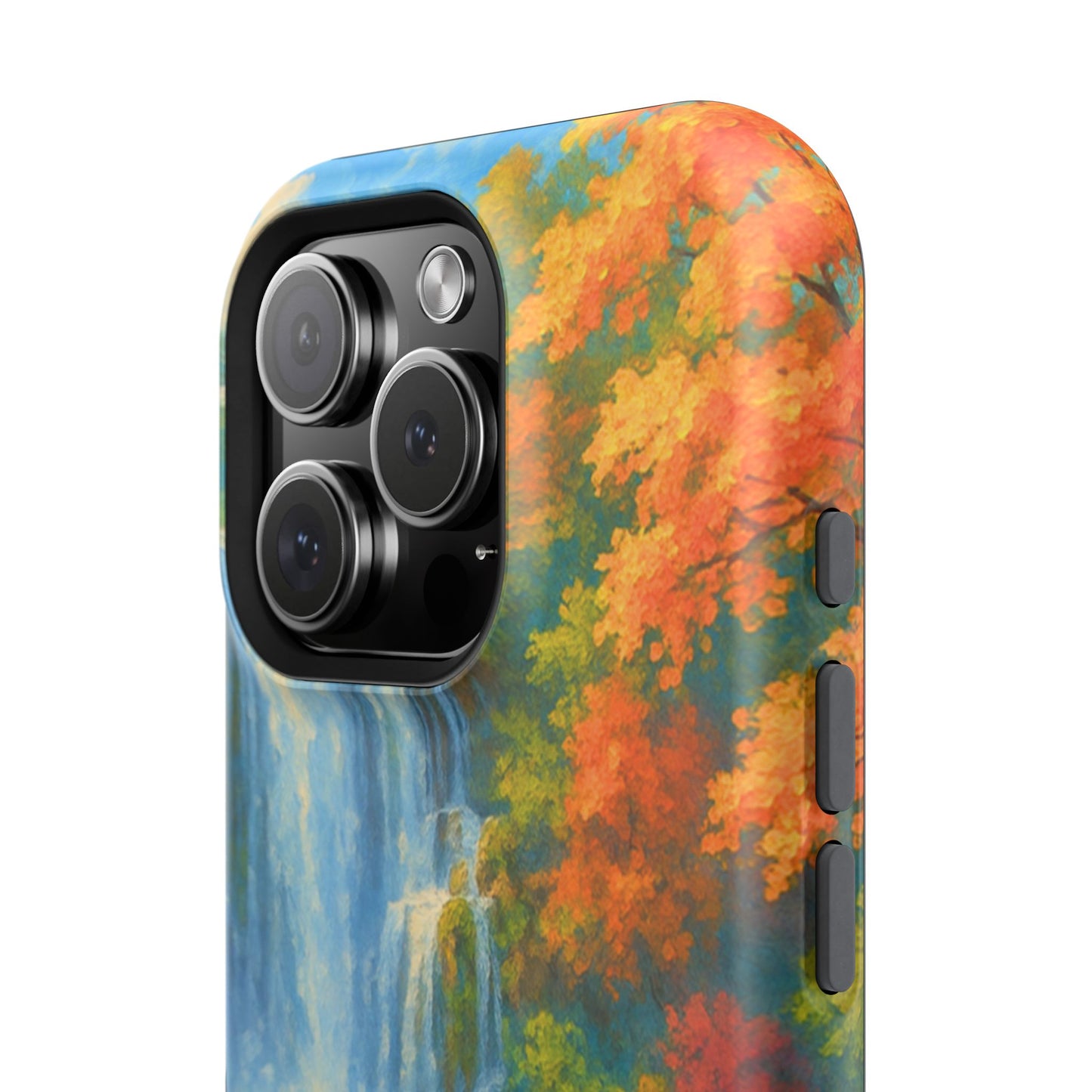 Waterfall Nature iPhone Case I Tranquil Impact-Resistant Cover | SoulfulYarn Collection | Scenic Art for iPhone
