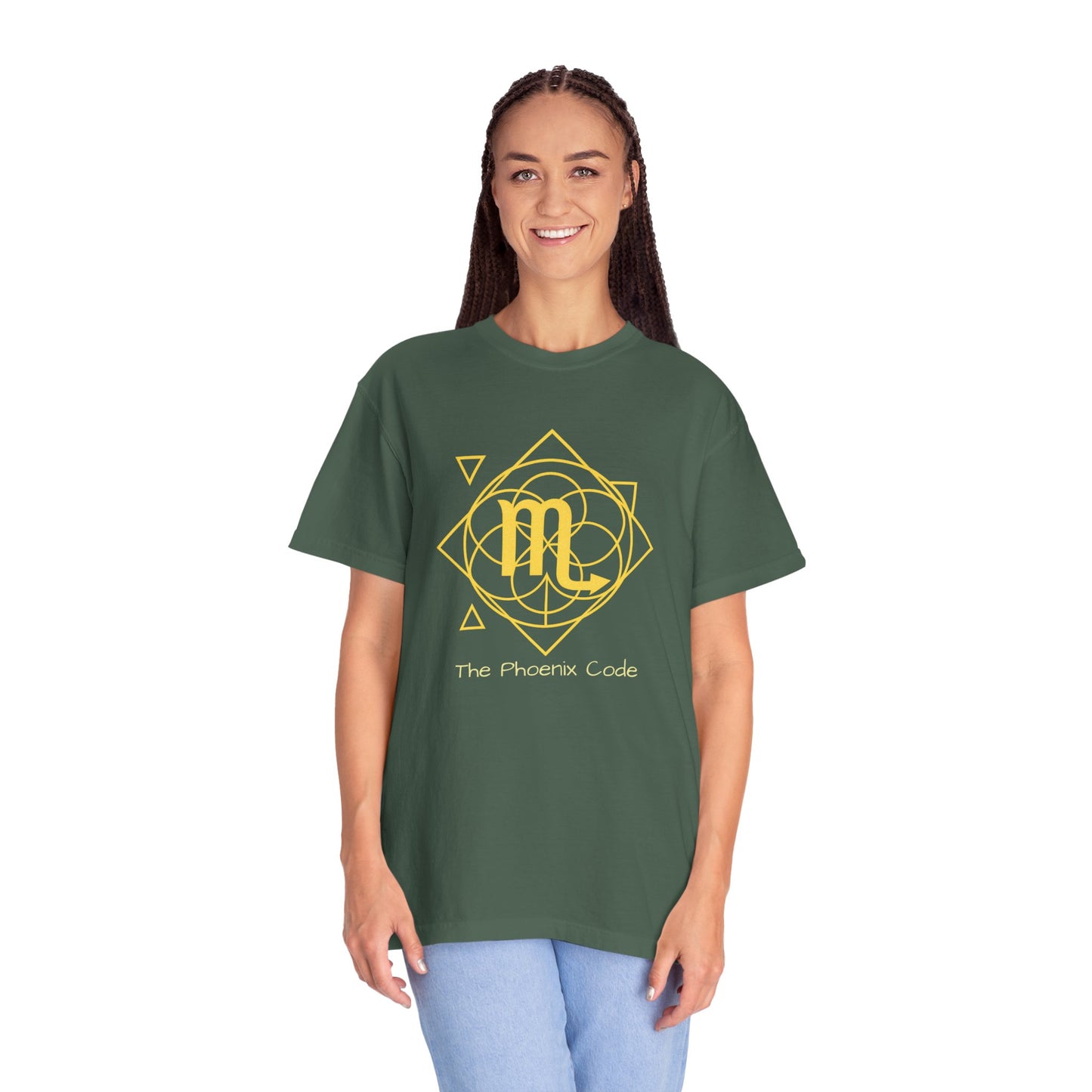 Scorpio Sacred Geometry T-Shirt | The Phoenix Code Tee in 13 different Colors | Astrology Gift