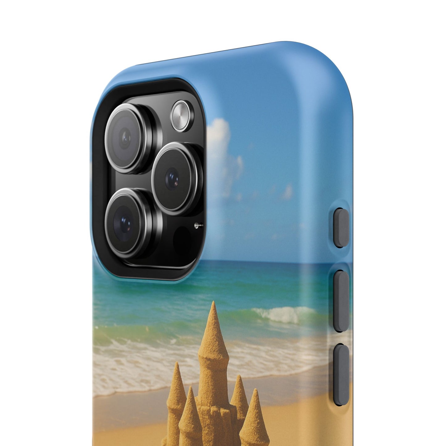Castle of Dreams iPhone Case I Impact Resistant Dual Layer Cover | SoulfulYarn Collection | Soulful Beach Art for iPhone Lovers
