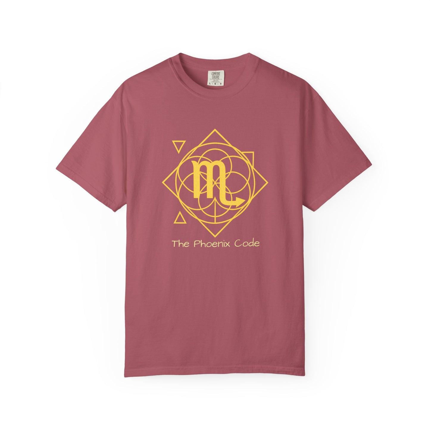 Scorpio Sacred Geometry T-Shirt | The Phoenix Code Tee in 13 different Colors | Astrology Gift