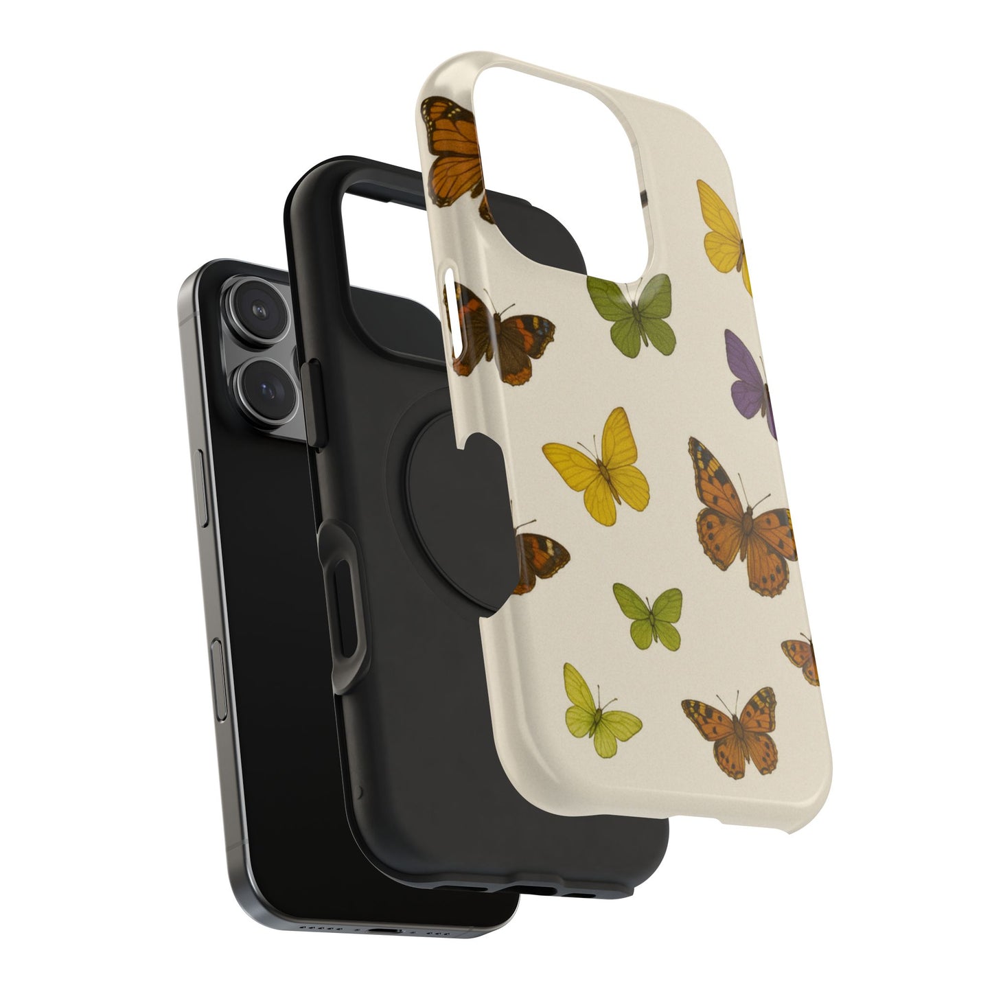 Butterfly iPhone Case Cover I Impact-Resistant | SoulfulYarn Collection | Colorful Nature-Inspired Case for iPhone