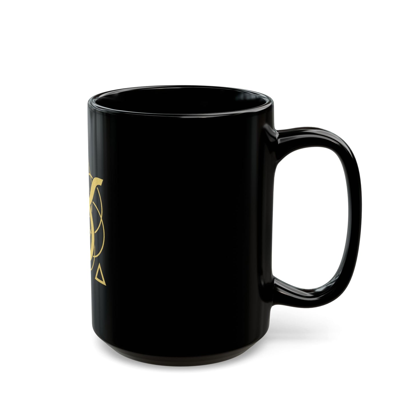 Taurus Sacred Geometry Black Mug for Coffee Lovers