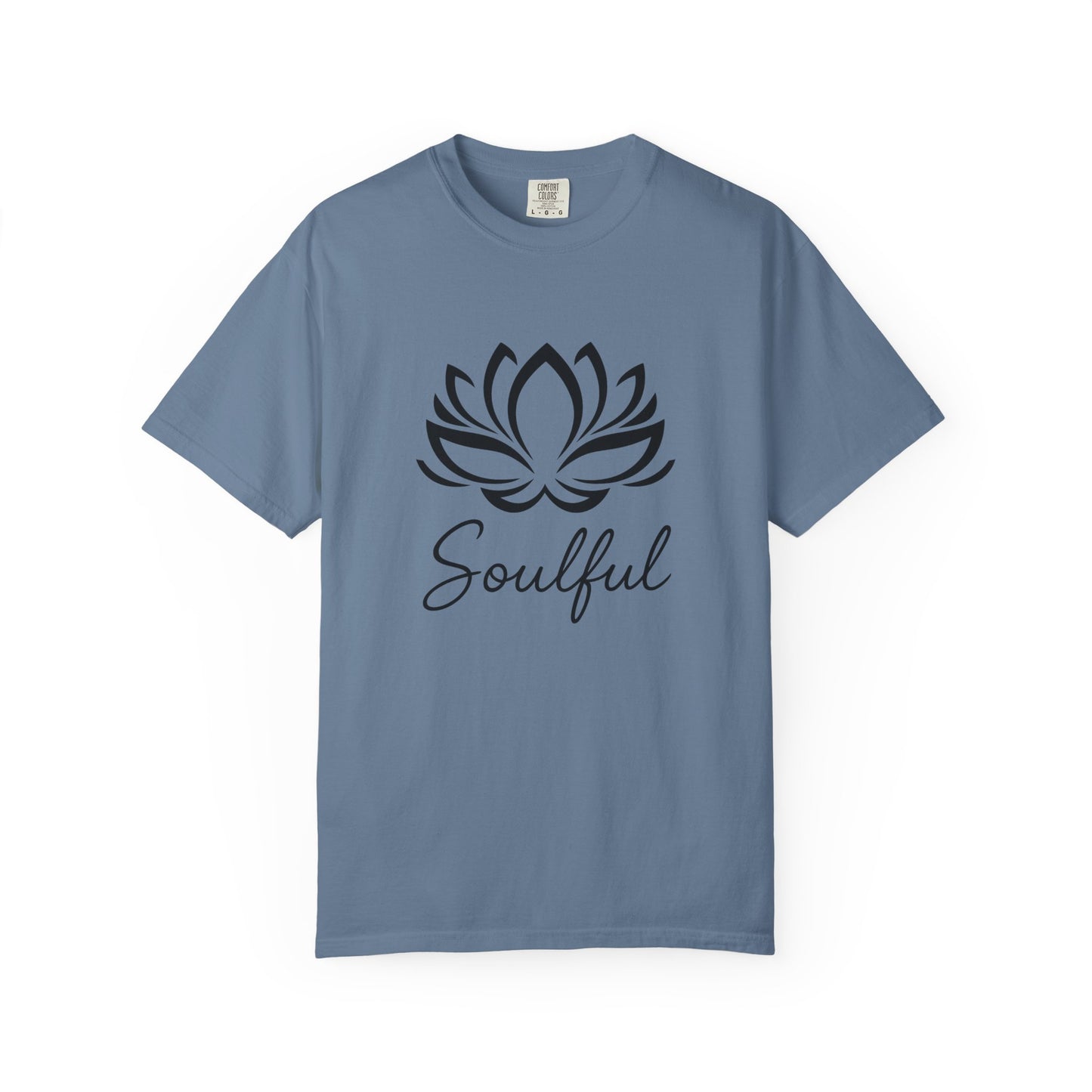 Soulful Lotus T-Shirt | 100% Ring-Spun US Cotton | Spiritual Tee | Mindfulness Shirt | Inner Peace Top