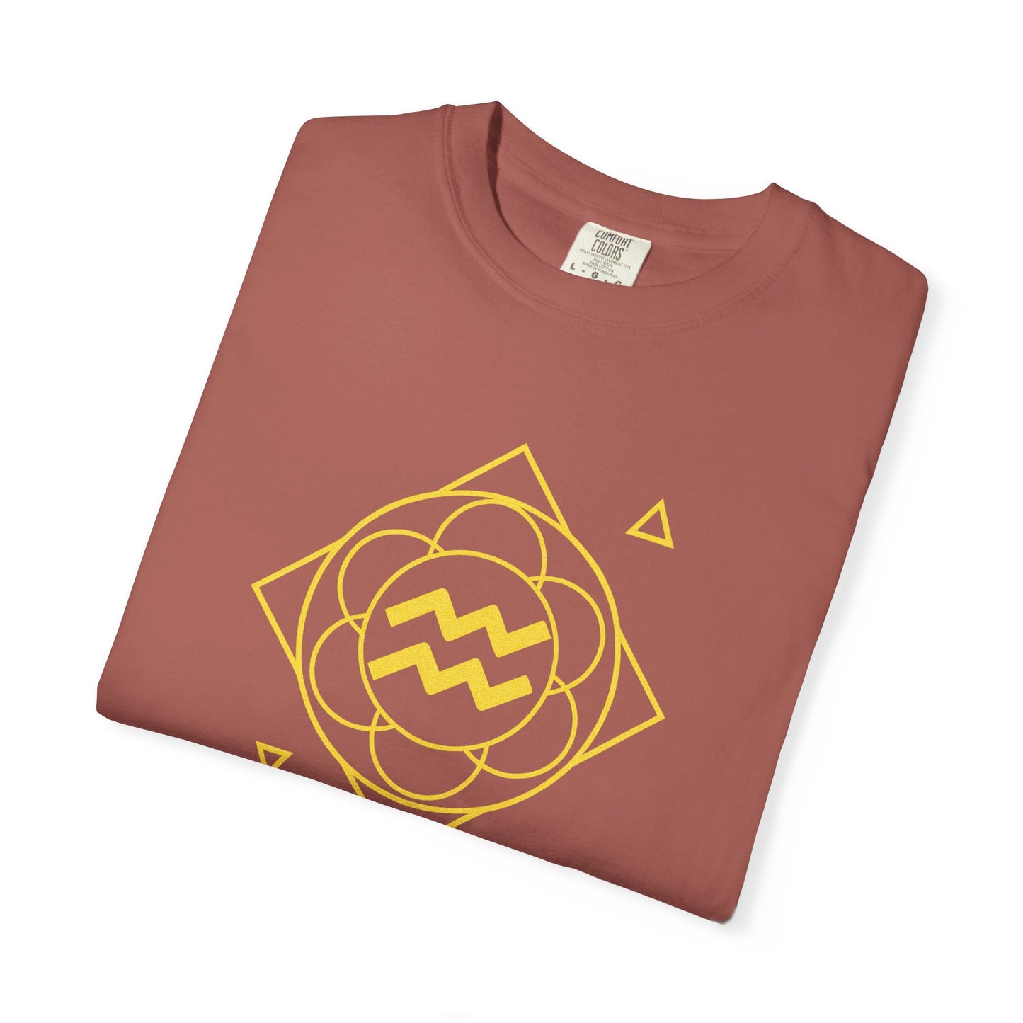 Aquarius Sacred Geometry T-Shirt | The Light Coder Tee in 13 different Colors | Astrology Gift