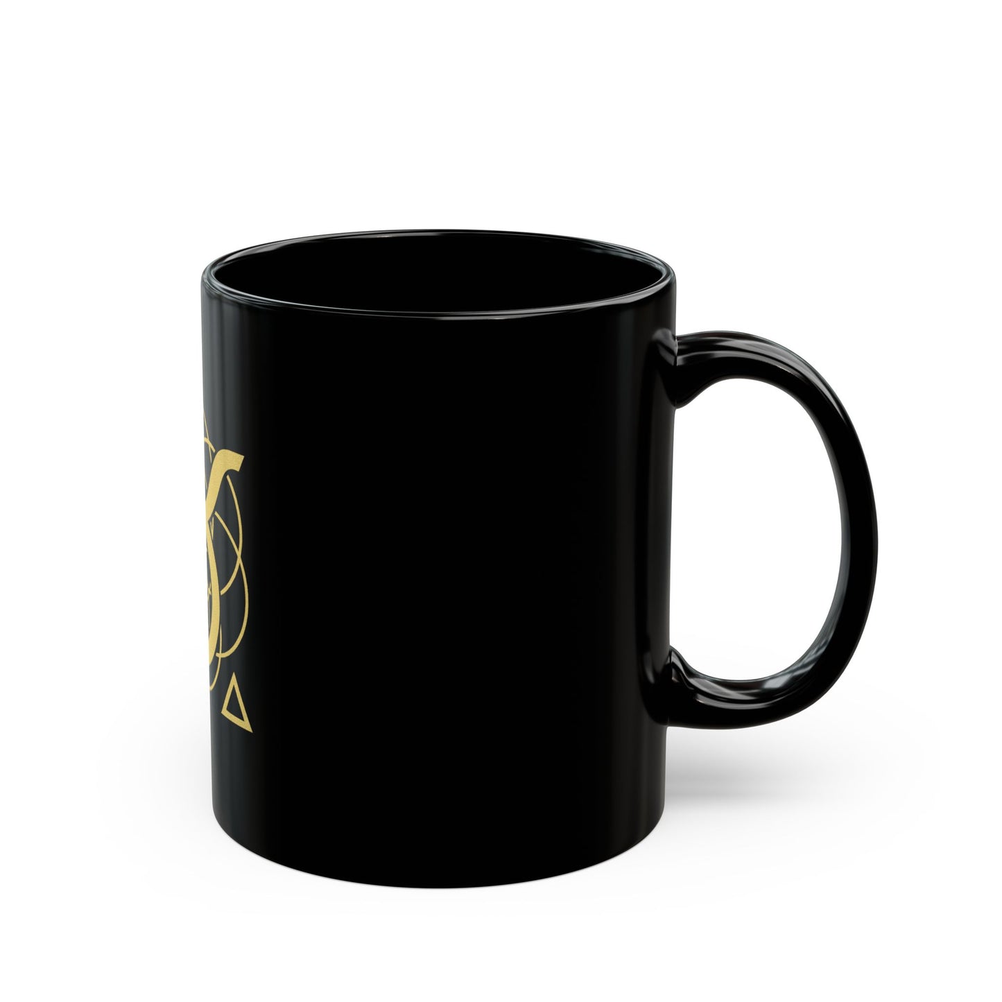 Taurus Sacred Geometry Black Mug for Coffee Lovers
