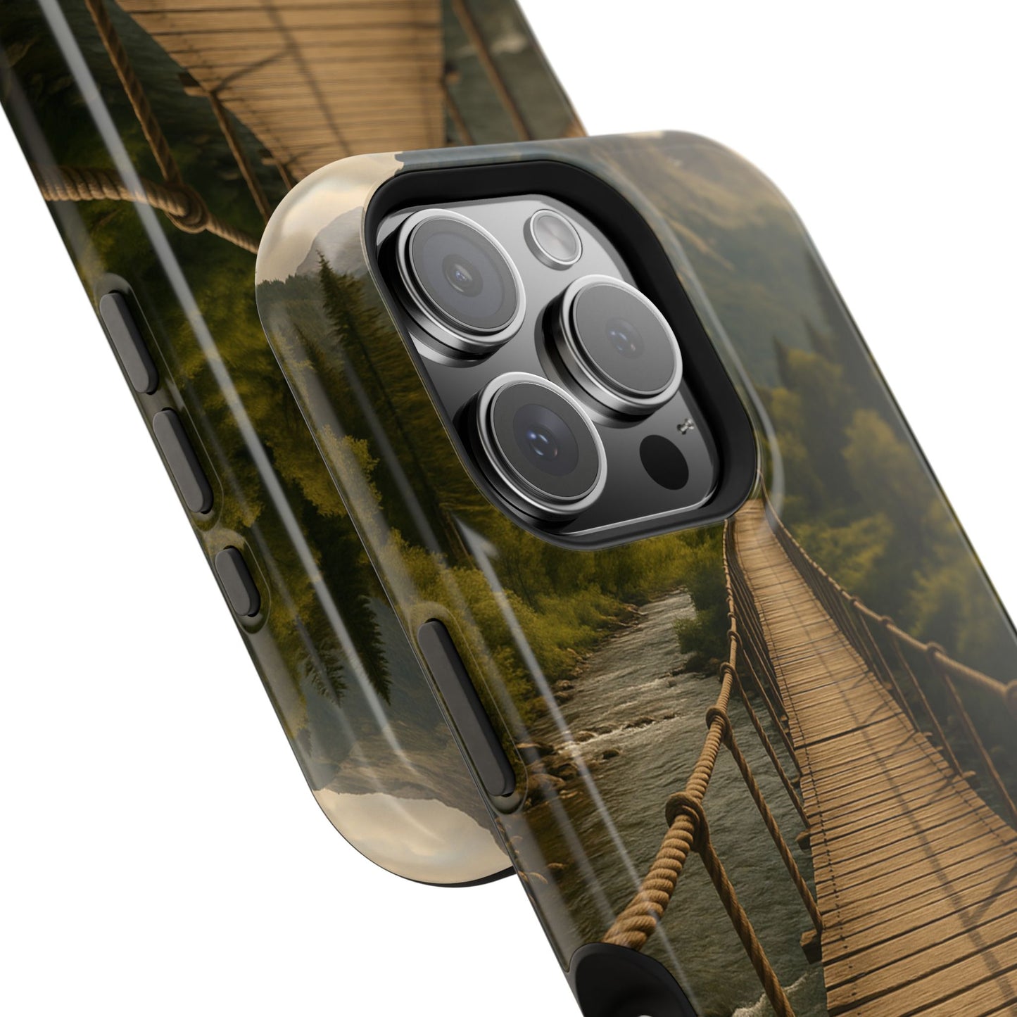 Bridge to Serenity iPhone Case | SoulfulYarn Collection | Nature Pathway Design for iPhone