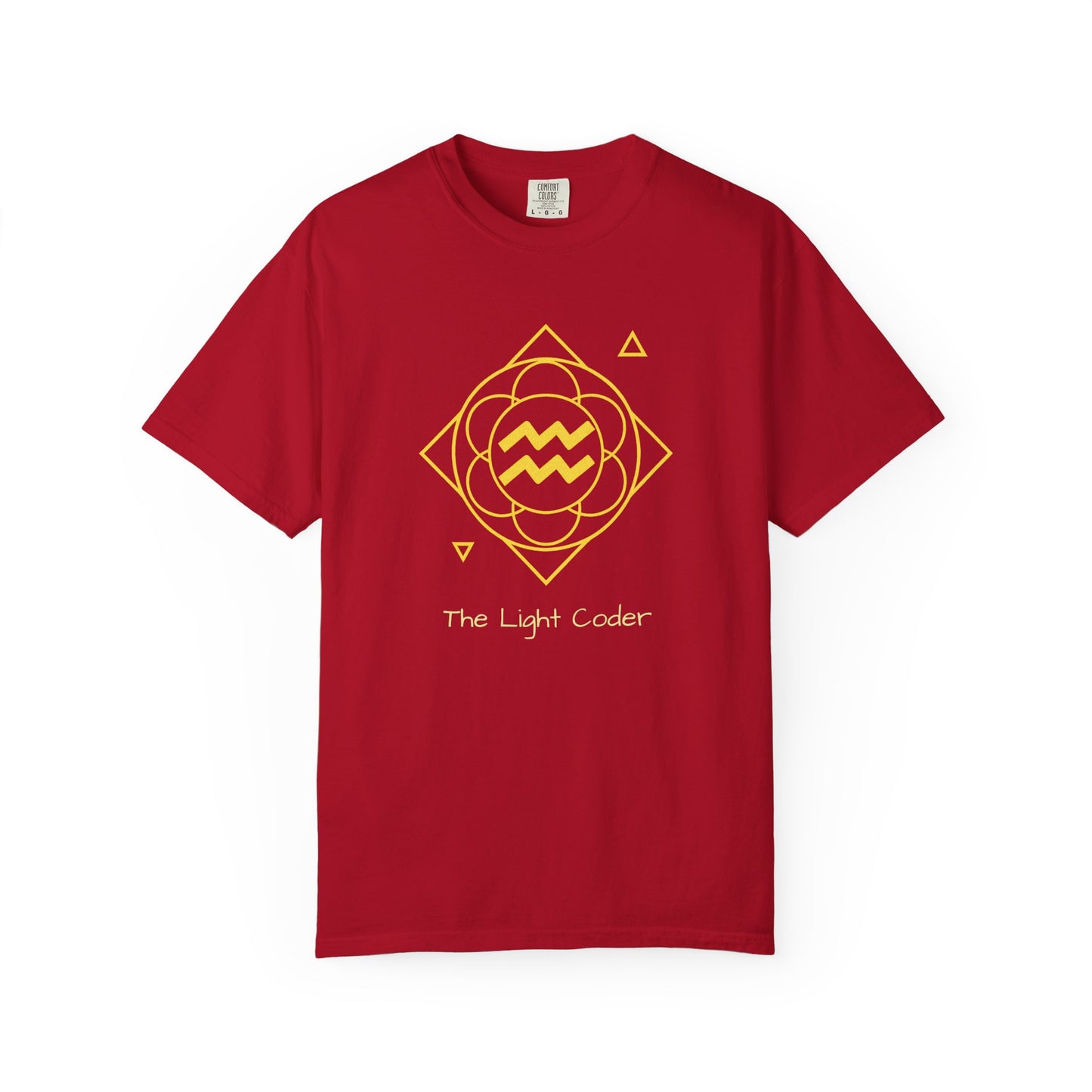 Aquarius Sacred Geometry T-Shirt | The Light Coder Tee in 13 different Colors | Astrology Gift