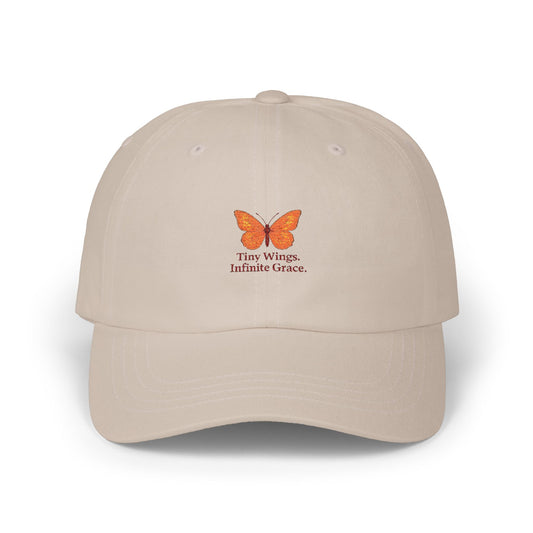Butterfly Embroidered Dad Hat | Spiritual Cap Gift | Soulful Cap for Nature Lovers & Spiritual Souls