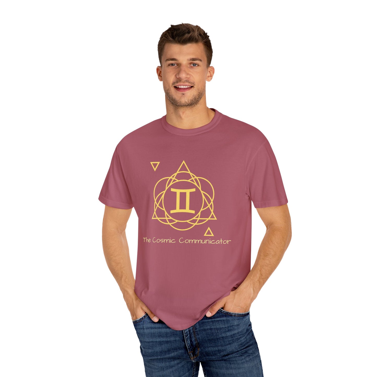 Gemini Sacred Geometry T-Shirt | The Cosmic Communicator Tee in 13 different Colors | Astrology Gift