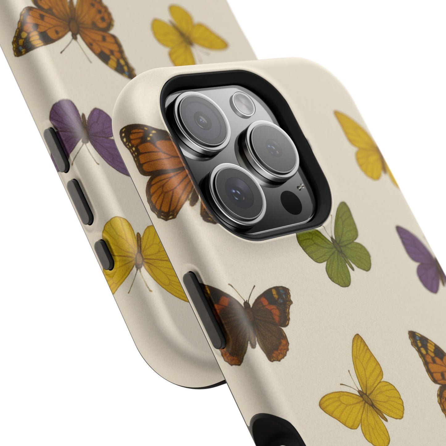 Butterfly iPhone Case Cover I Impact-Resistant | SoulfulYarn Collection | Colorful Nature-Inspired Case for iPhone