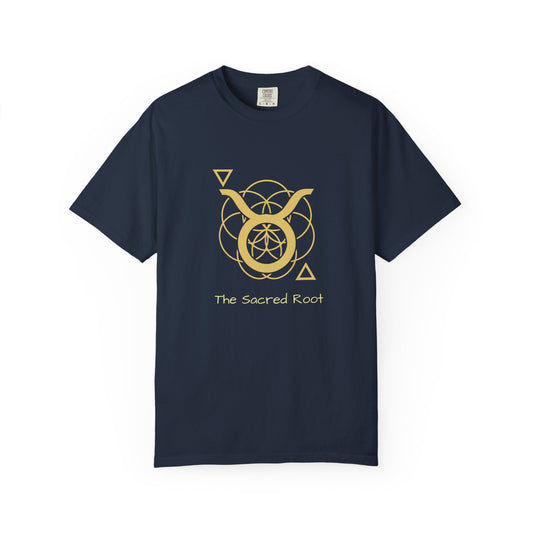 Taurus Sacred Geometry T-Shirt | The Sacred Root Tee in 13 different Colors | Astrology Gift