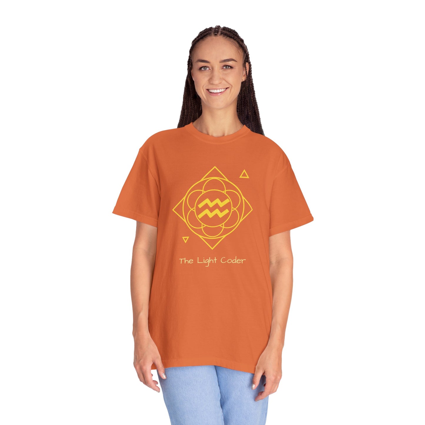 Aquarius Sacred Geometry T-Shirt | The Light Coder Tee in 13 different Colors | Astrology Gift