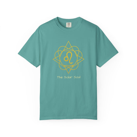 Leo Sacred Geometry T-Shirt | The Solar Soul Tee in 13 different Colors | Astrology Gift