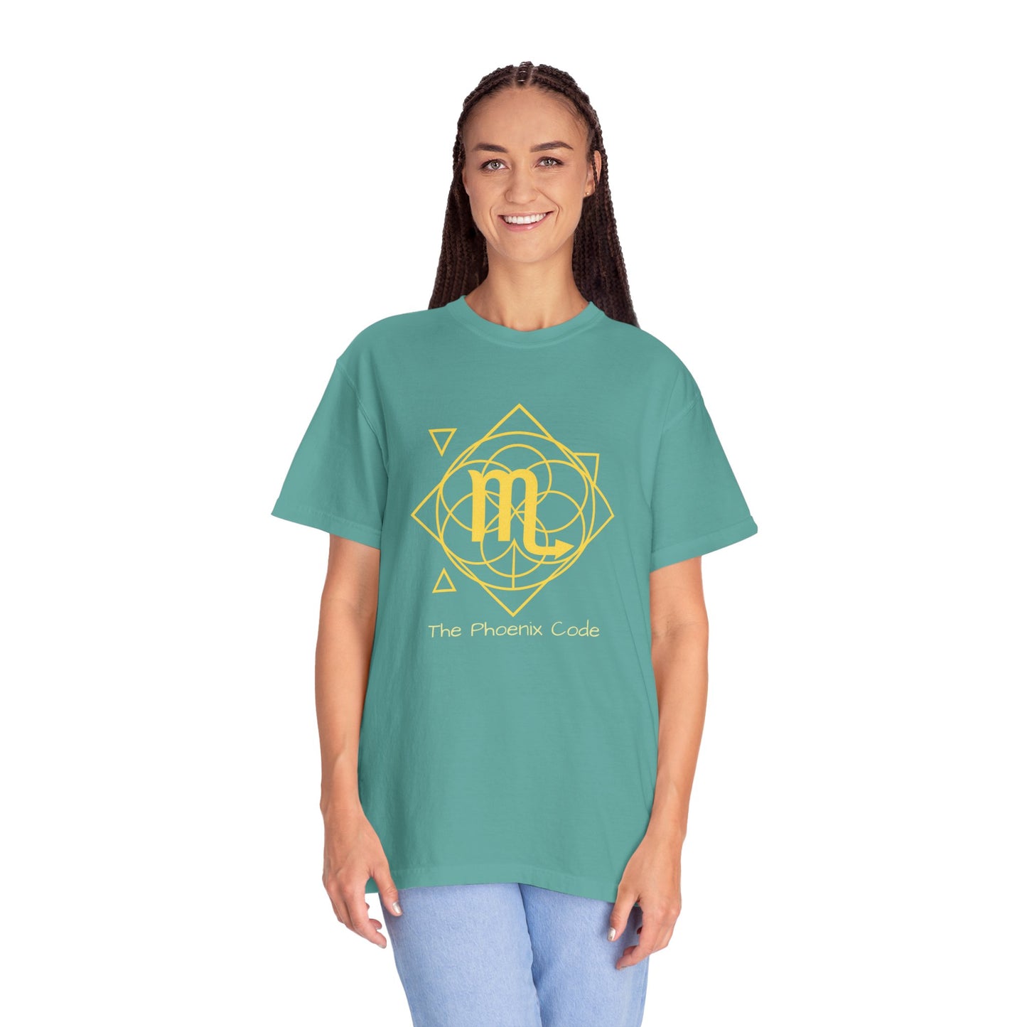 Scorpio Sacred Geometry T-Shirt | The Phoenix Code Tee in 13 different Colors | Astrology Gift