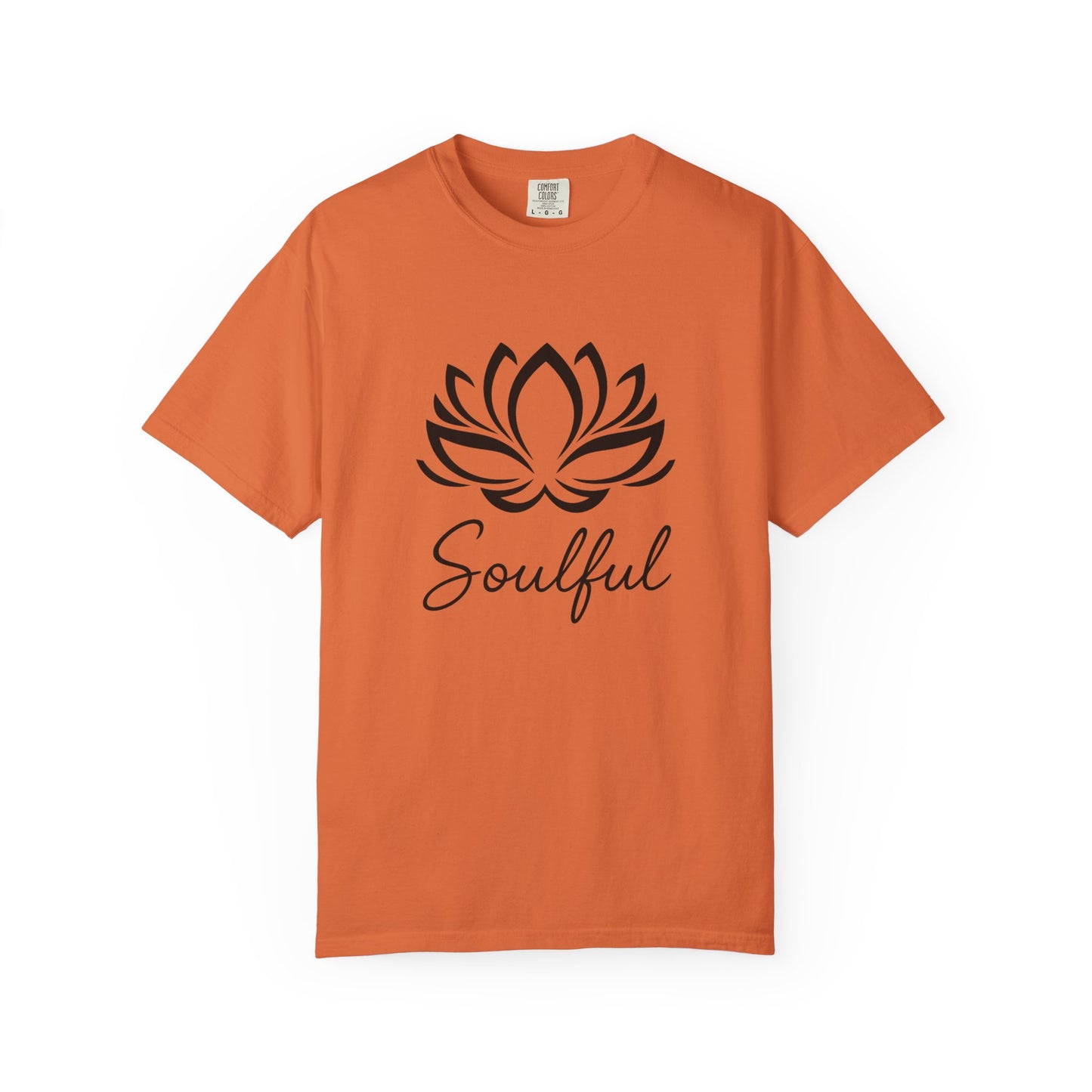 Soulful Lotus T-Shirt | 100% Ring-Spun US Cotton | Spiritual Tee | Mindfulness Shirt | Inner Peace Top