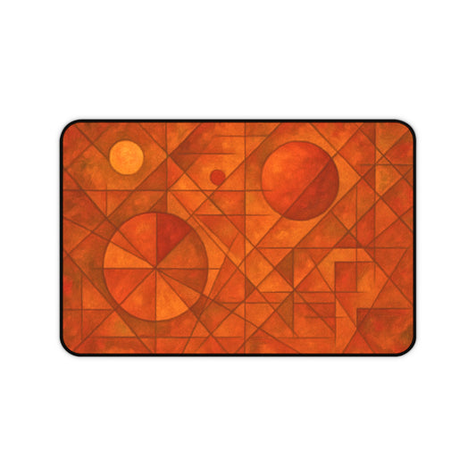 Geometric Abstract Desk Mat I Sacred Geometry Mouse Pad | SoulfulYarn Collection