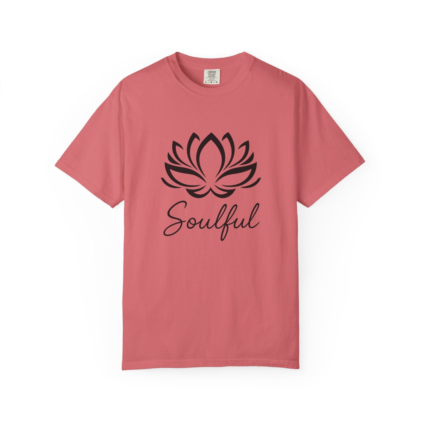 Soulful Lotus T-Shirt | 100% Ring-Spun US Cotton | Spiritual Tee | Mindfulness Shirt | Inner Peace Top