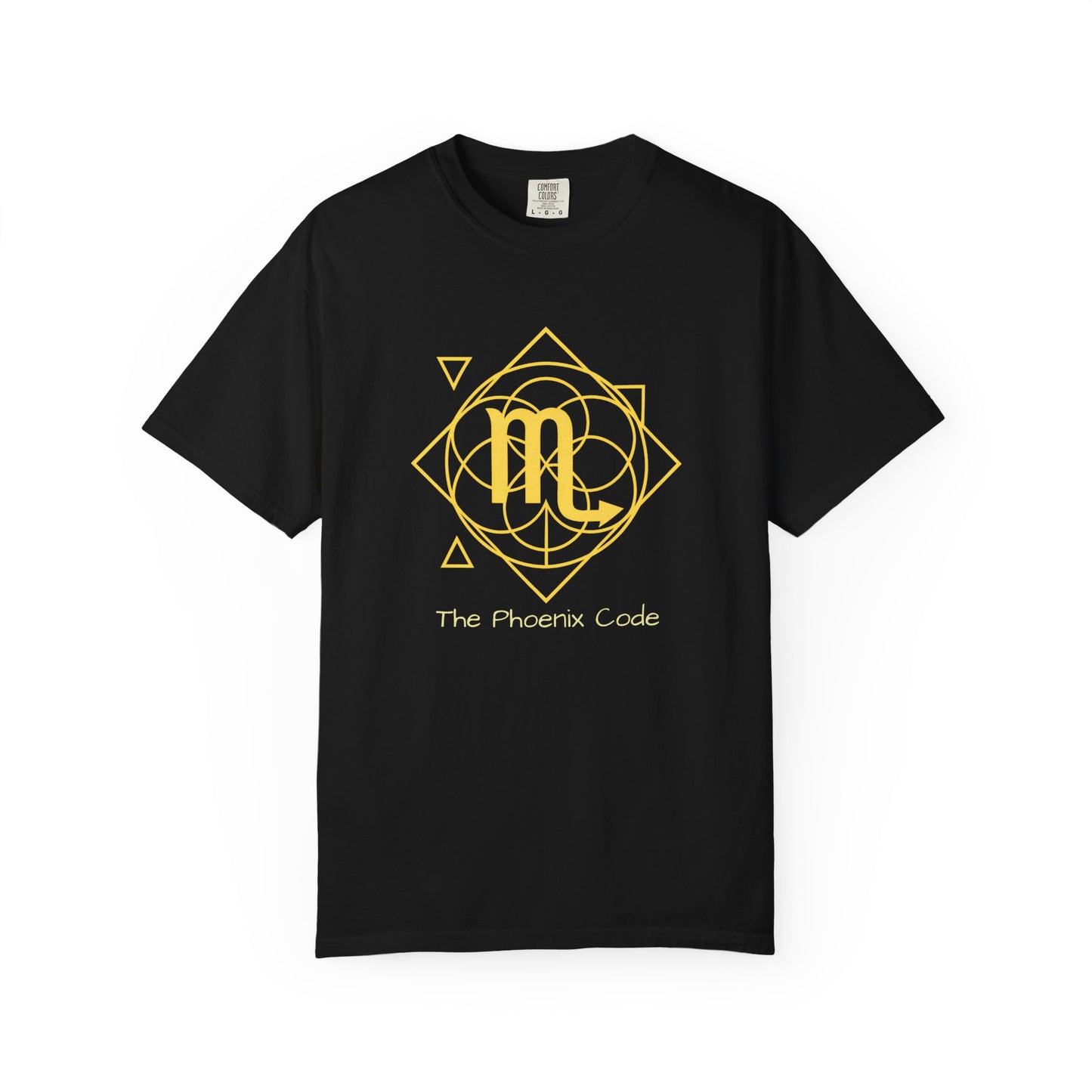 Scorpio Sacred Geometry T-Shirt | The Phoenix Code Tee in 13 different Colors | Astrology Gift