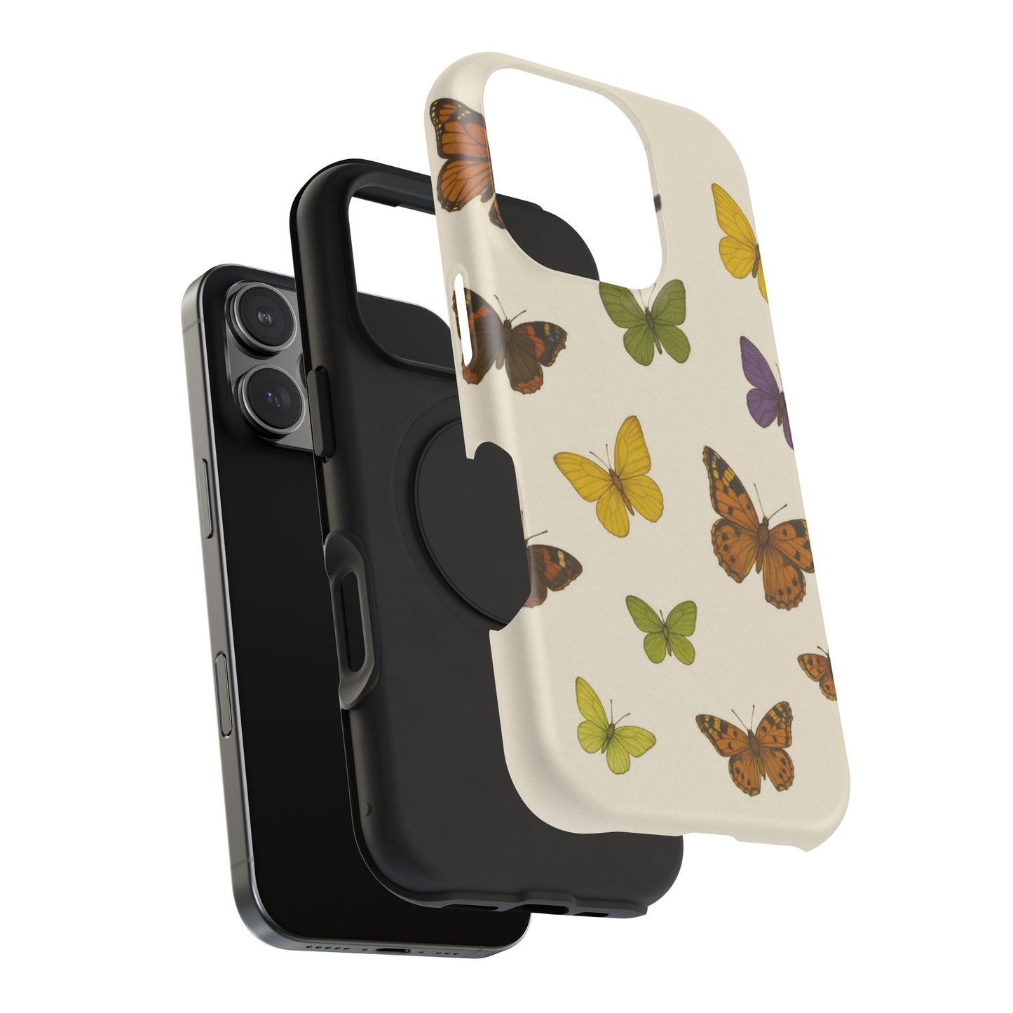 Butterfly iPhone Case Cover I Impact-Resistant | SoulfulYarn Collection | Colorful Nature-Inspired Case for iPhone