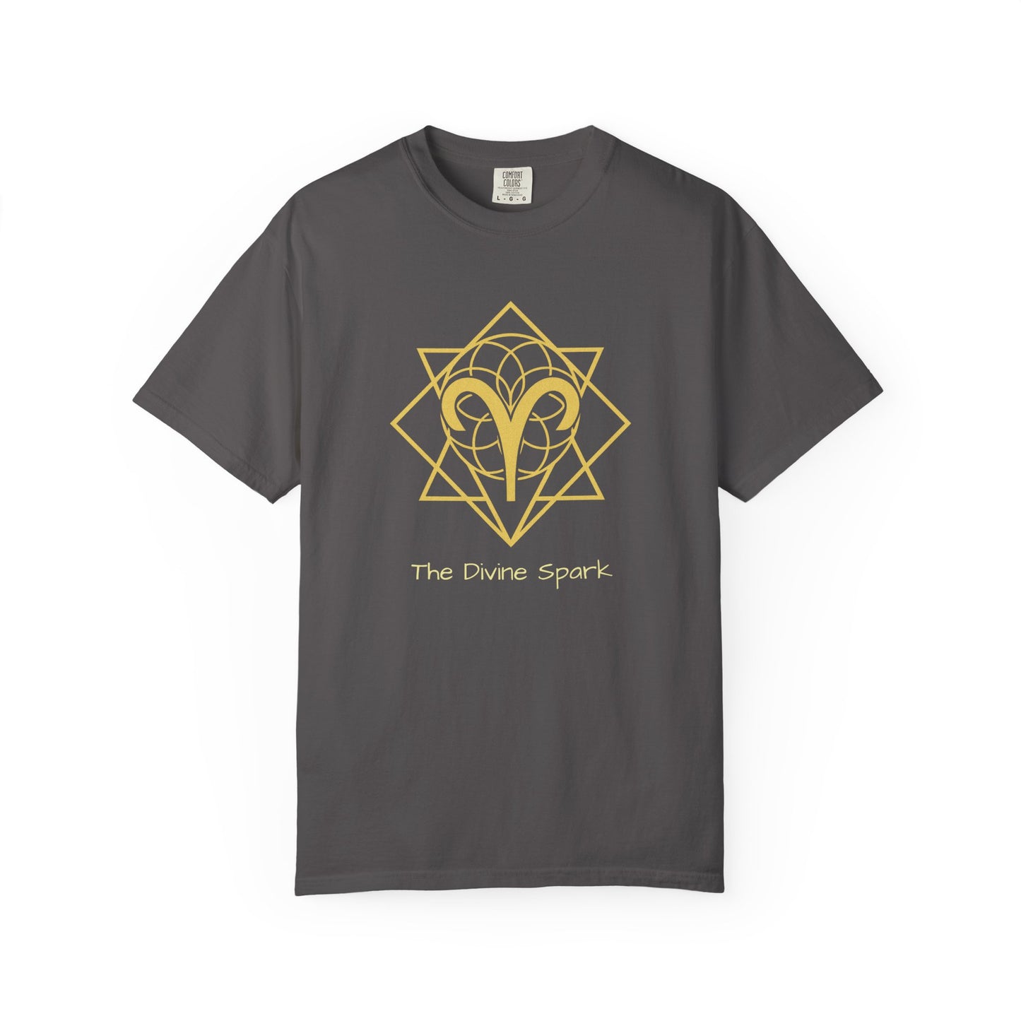 Aries Sacred Geometry T-Shirt | The Divine Spark Tee in 13 different Colors | Astrology Gift