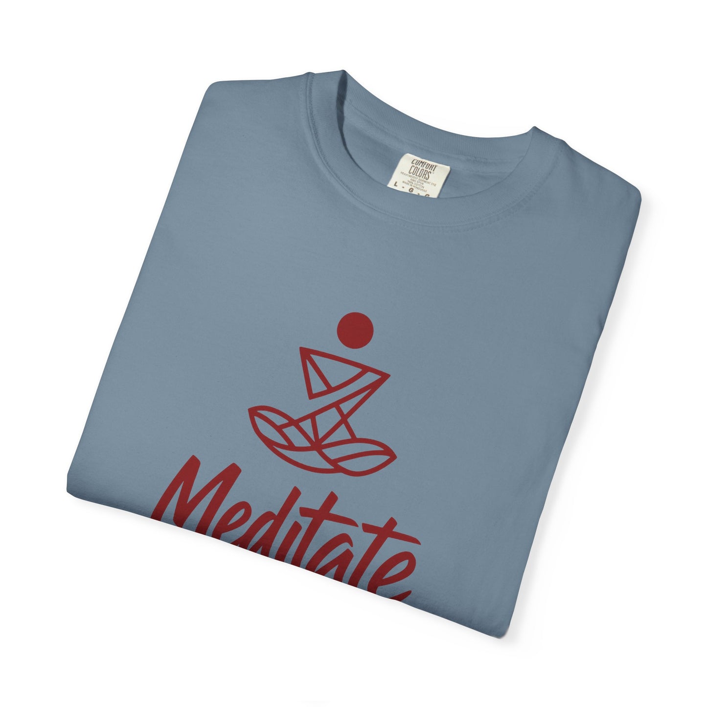 Meditate T-Shirt | 100% ring-spun US cotton  | Spiritual Yoga Tee | Mindfulness Shirt | I Am Meditating Top