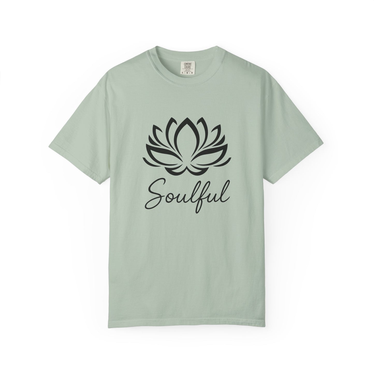 Soulful Lotus T-Shirt | 100% Ring-Spun US Cotton | Spiritual Tee | Mindfulness Shirt | Inner Peace Top