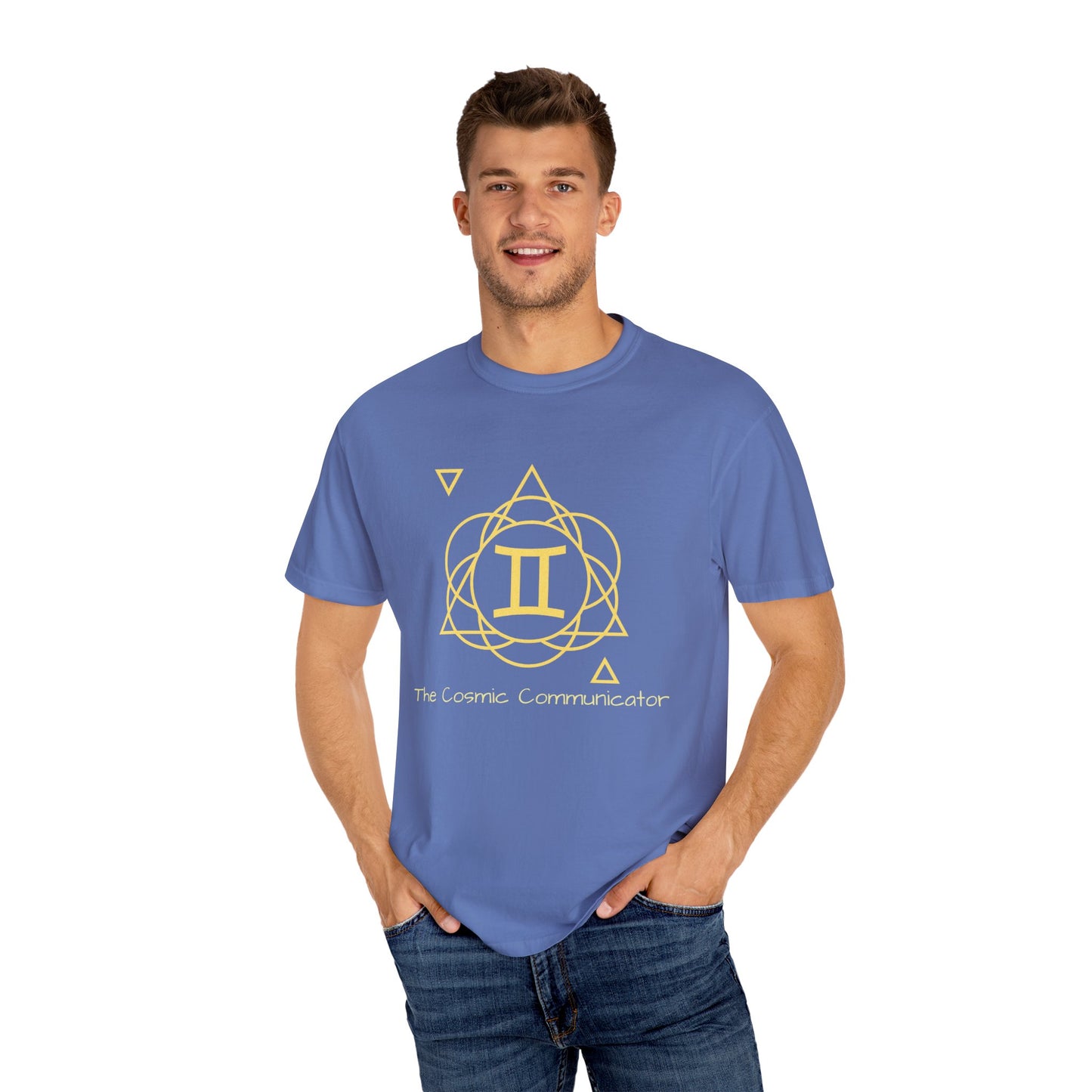 Gemini Sacred Geometry T-Shirt | The Cosmic Communicator Tee in 13 different Colors | Astrology Gift
