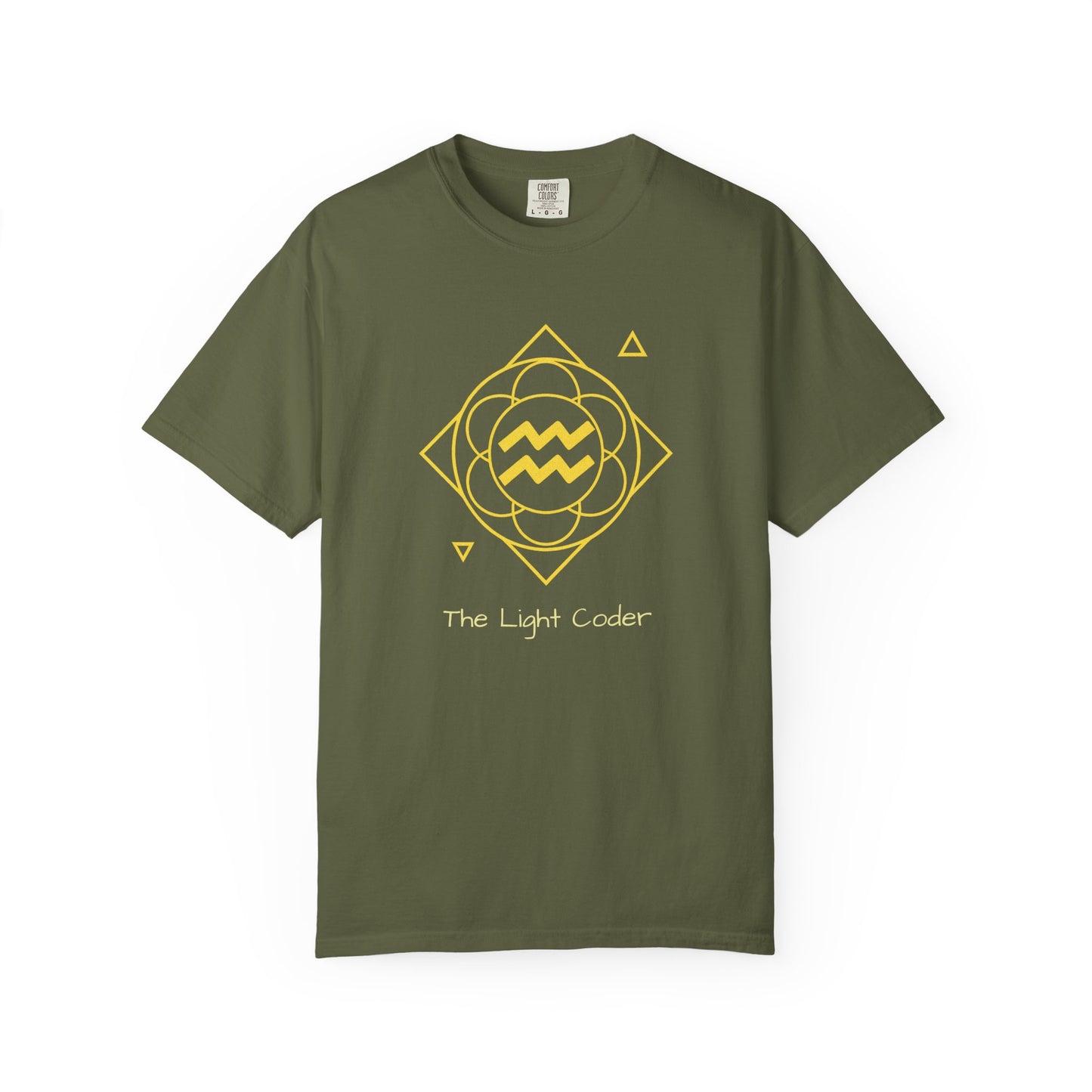 Aquarius Sacred Geometry T-Shirt | The Light Coder Tee in 13 different Colors | Astrology Gift