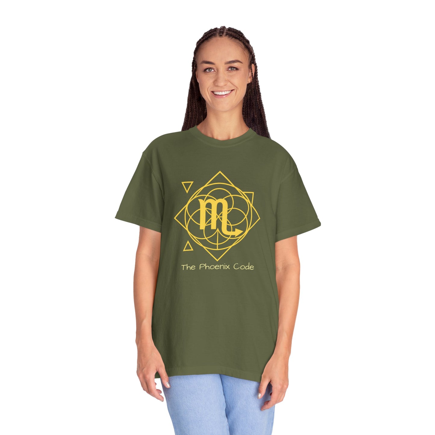Scorpio Sacred Geometry T-Shirt | The Phoenix Code Tee in 13 different Colors | Astrology Gift