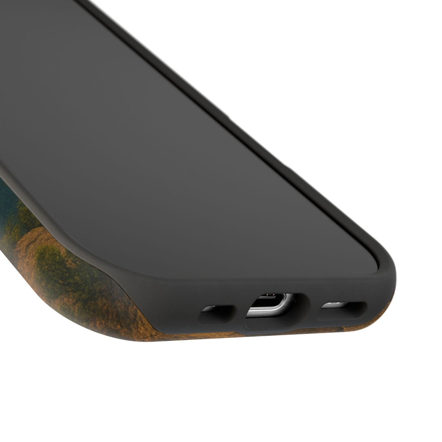 Ancient Cliffs iPhone Case | Impact Resistant Cover | SoulfulYarn Collection | Mystical Mountain Vista Design for iPhone