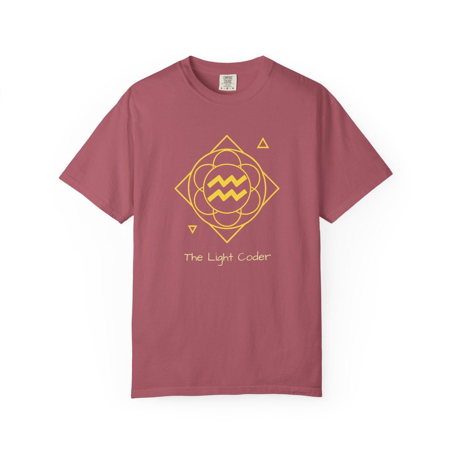 Aquarius Sacred Geometry T-Shirt | The Light Coder Tee in 13 different Colors | Astrology Gift