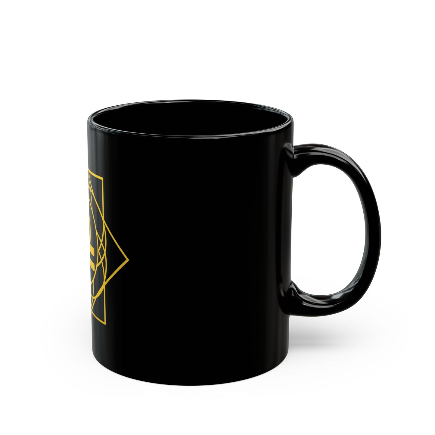 Libra Sacred Geometry Black Mug for Coffee Lovers