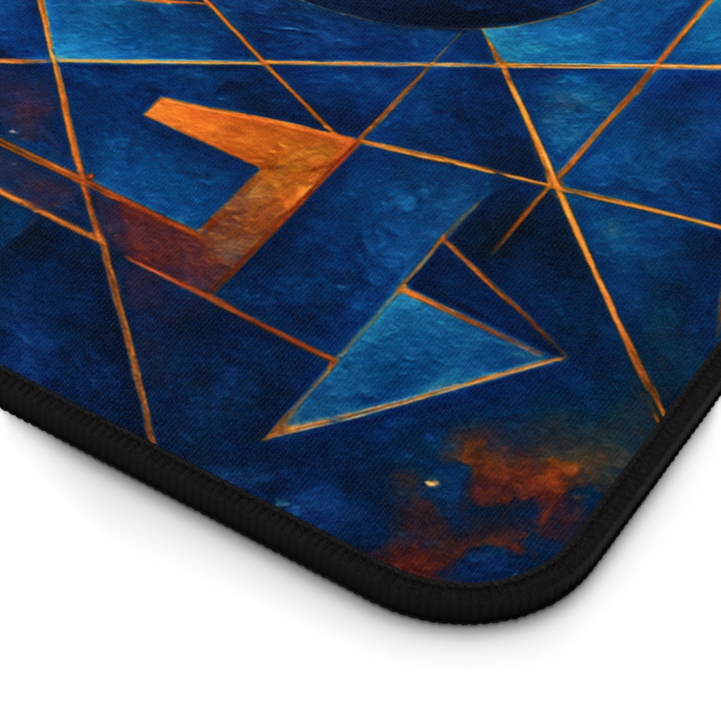 Abstract Cosmic Desk Mat I Sacred Geometry Mat | SoulfulYarn Collection