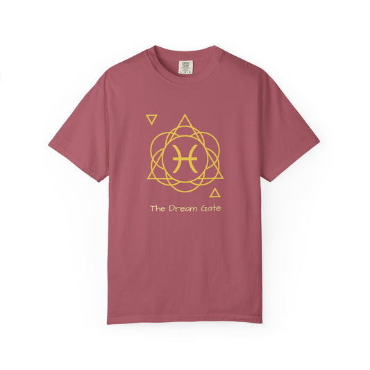 Pisces Sacred Geometry T-Shirt | The Dream Gate Tee in 13 different Colors | Astrology Gift