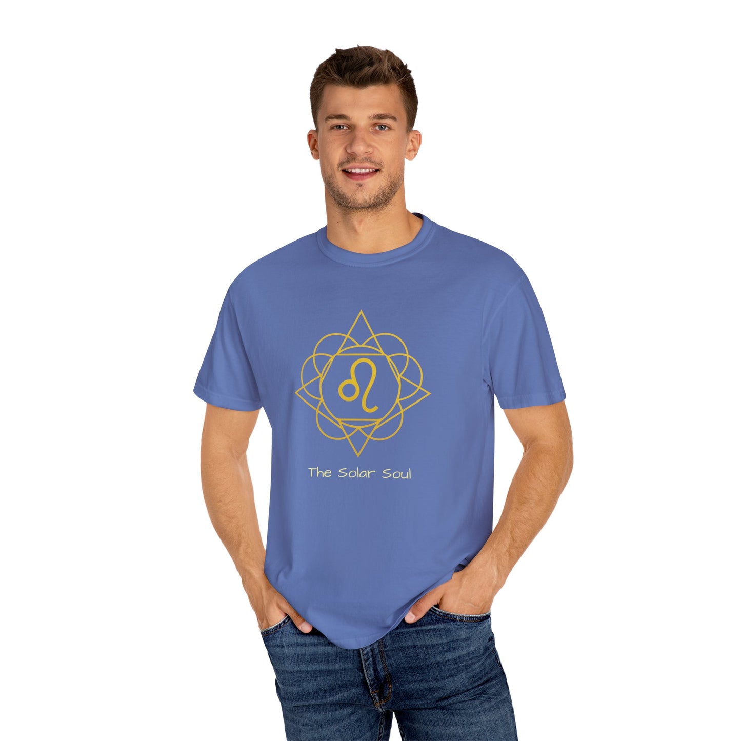 Leo Sacred Geometry T-Shirt | The Solar Soul Tee in 13 different Colors | Astrology Gift