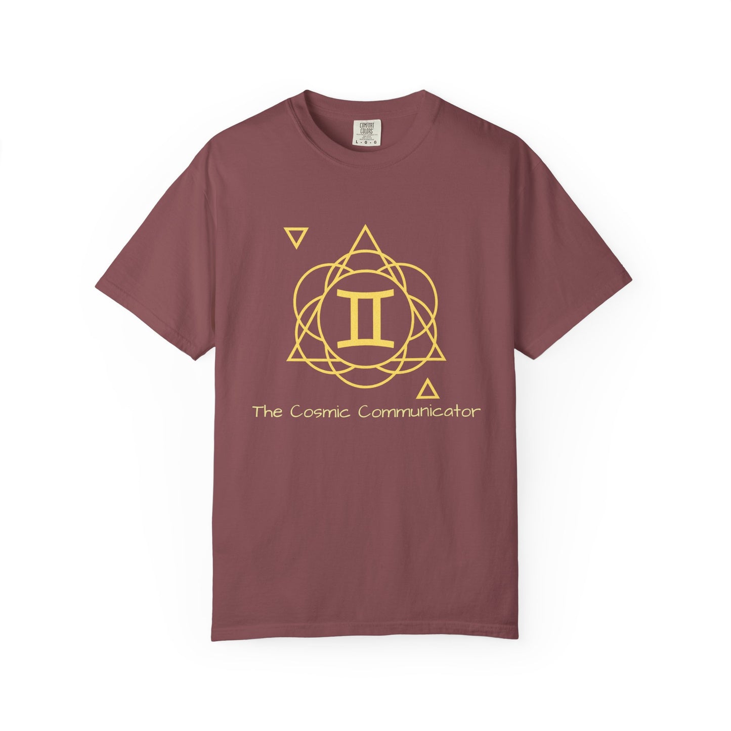 Gemini Sacred Geometry T-Shirt | The Cosmic Communicator Tee in 13 different Colors | Astrology Gift