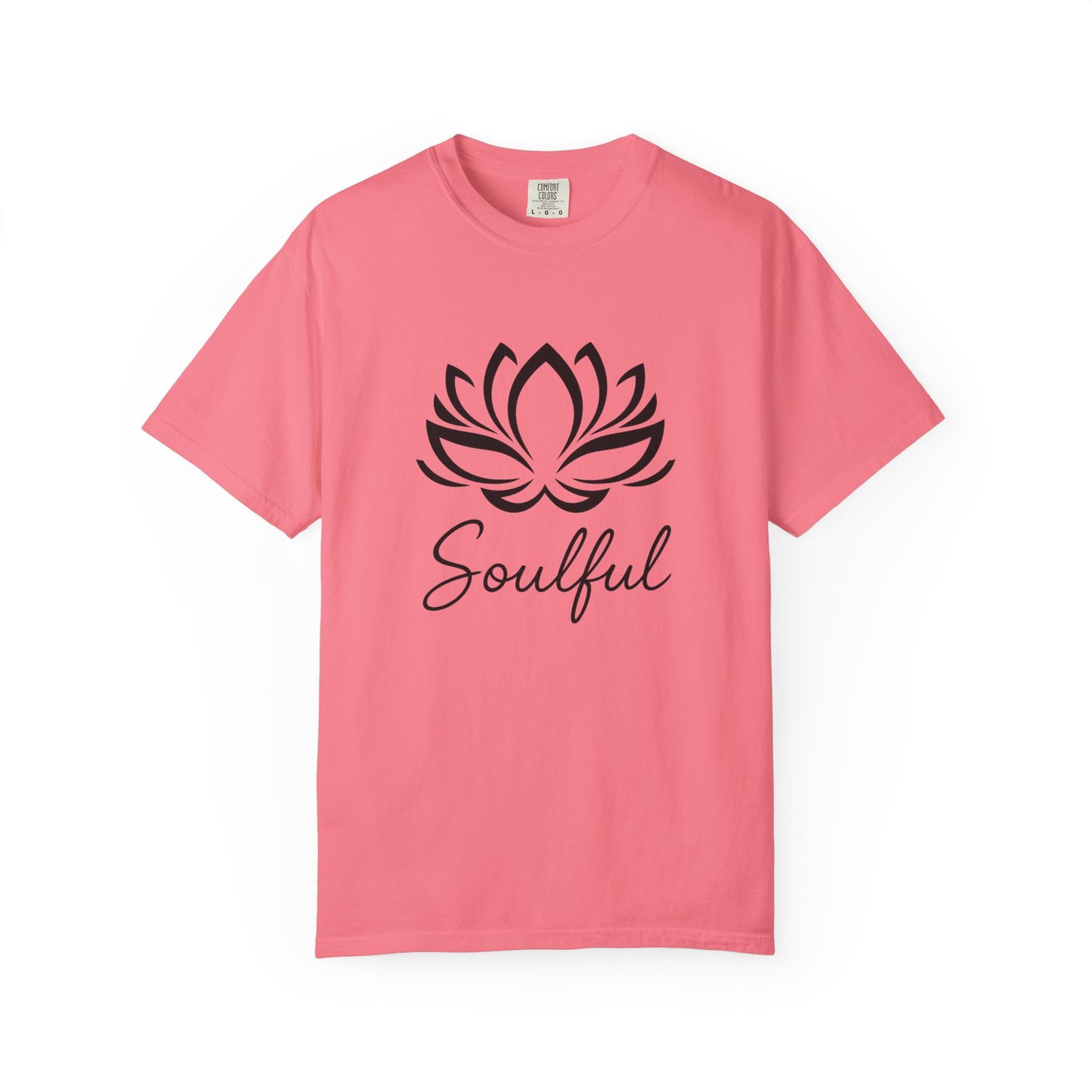 Soulful Lotus T-Shirt | 100% Ring-Spun US Cotton | Spiritual Tee | Mindfulness Shirt | Inner Peace Top