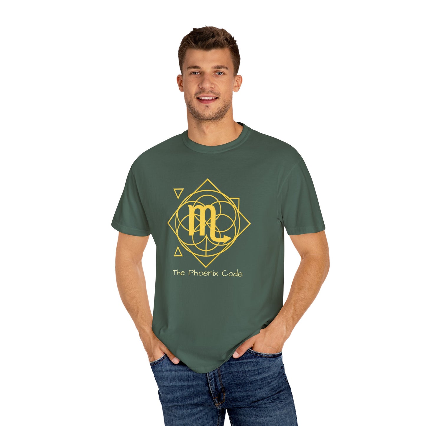 Scorpio Sacred Geometry T-Shirt | The Phoenix Code Tee in 13 different Colors | Astrology Gift