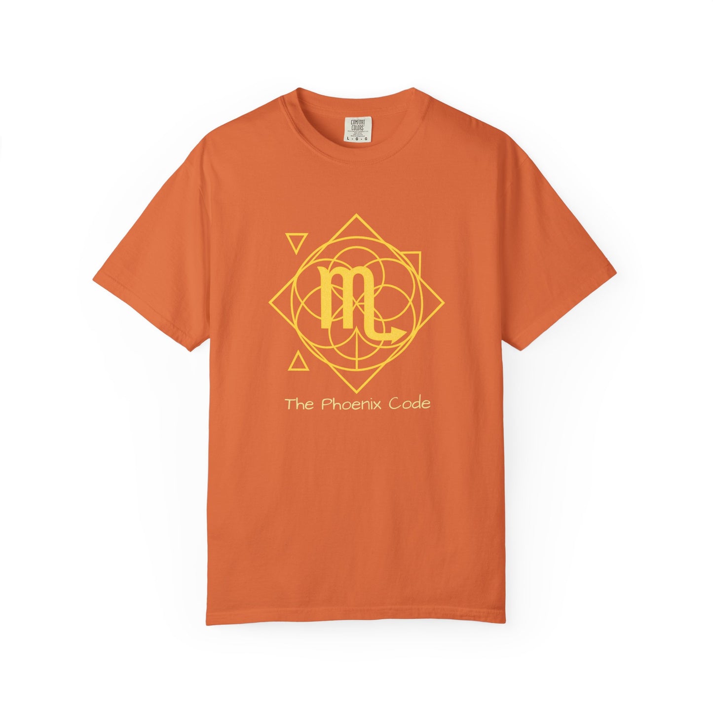 Scorpio Sacred Geometry T-Shirt | The Phoenix Code Tee in 13 different Colors | Astrology Gift