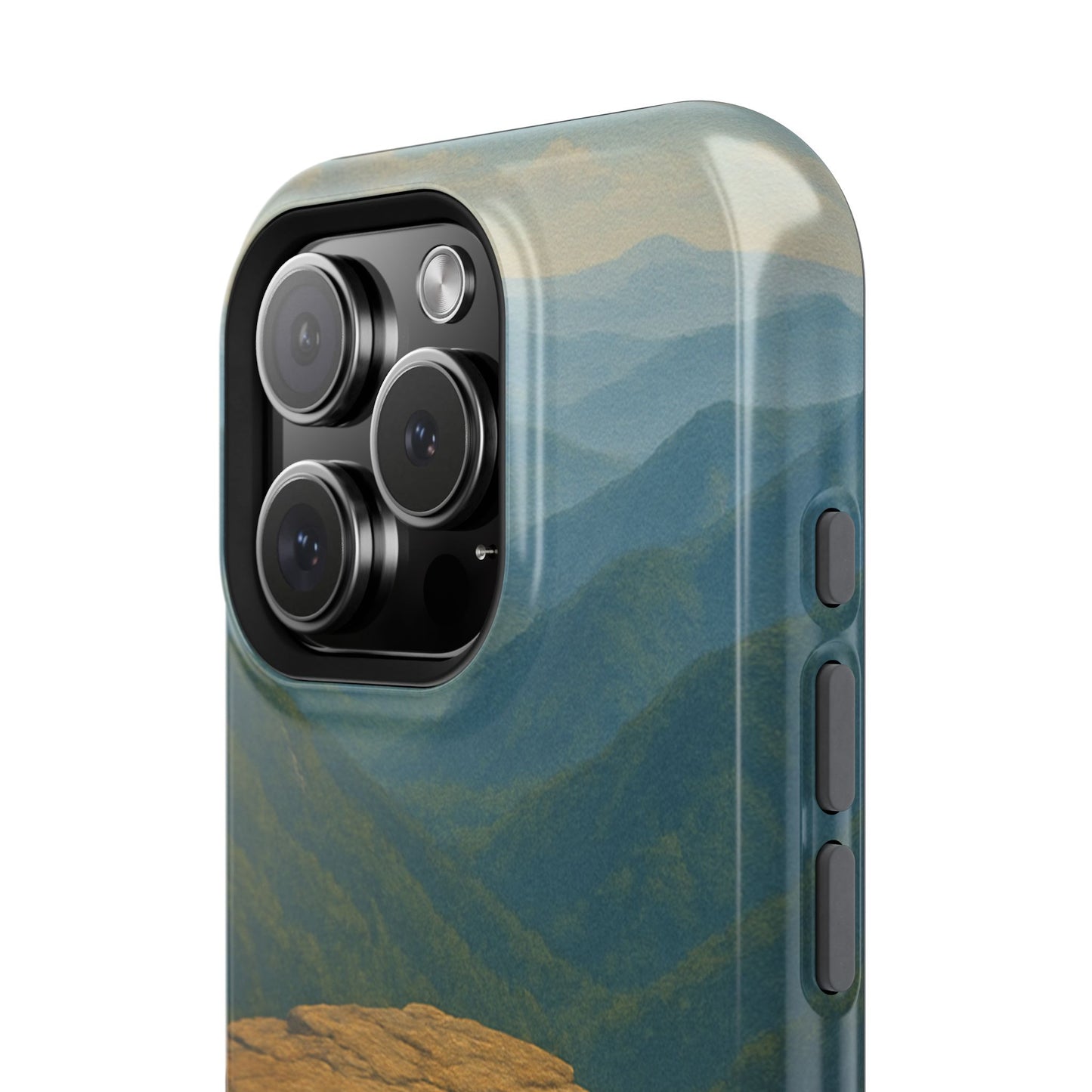 Ancient Cliffs iPhone Case | Impact Resistant Cover | SoulfulYarn Collection | Mystical Mountain Vista Design for iPhone