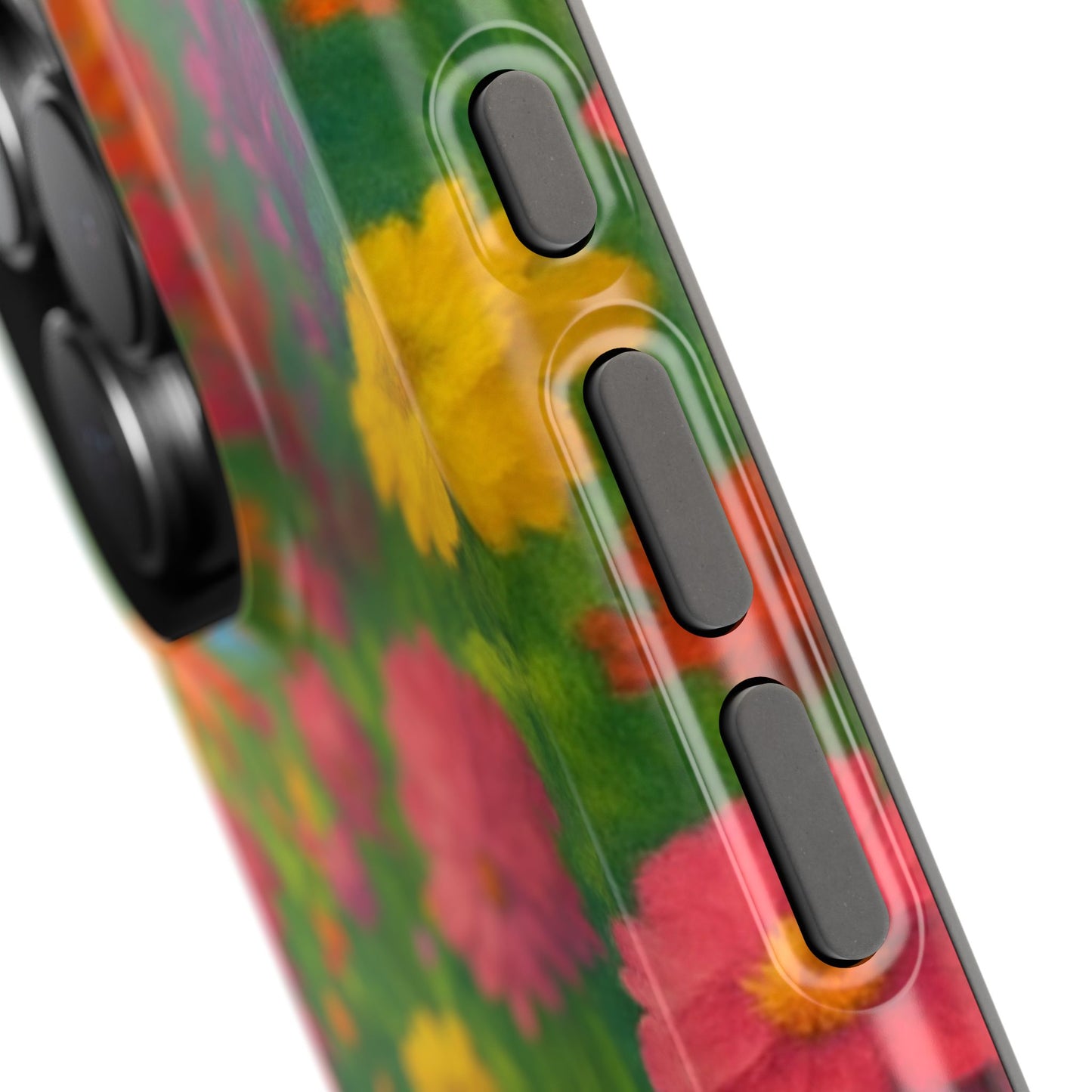 Blooming Garden iPhone Case I Impact Resistant Cover | SoulfulYarn Collection | Vibrant Floral Art for iPhone