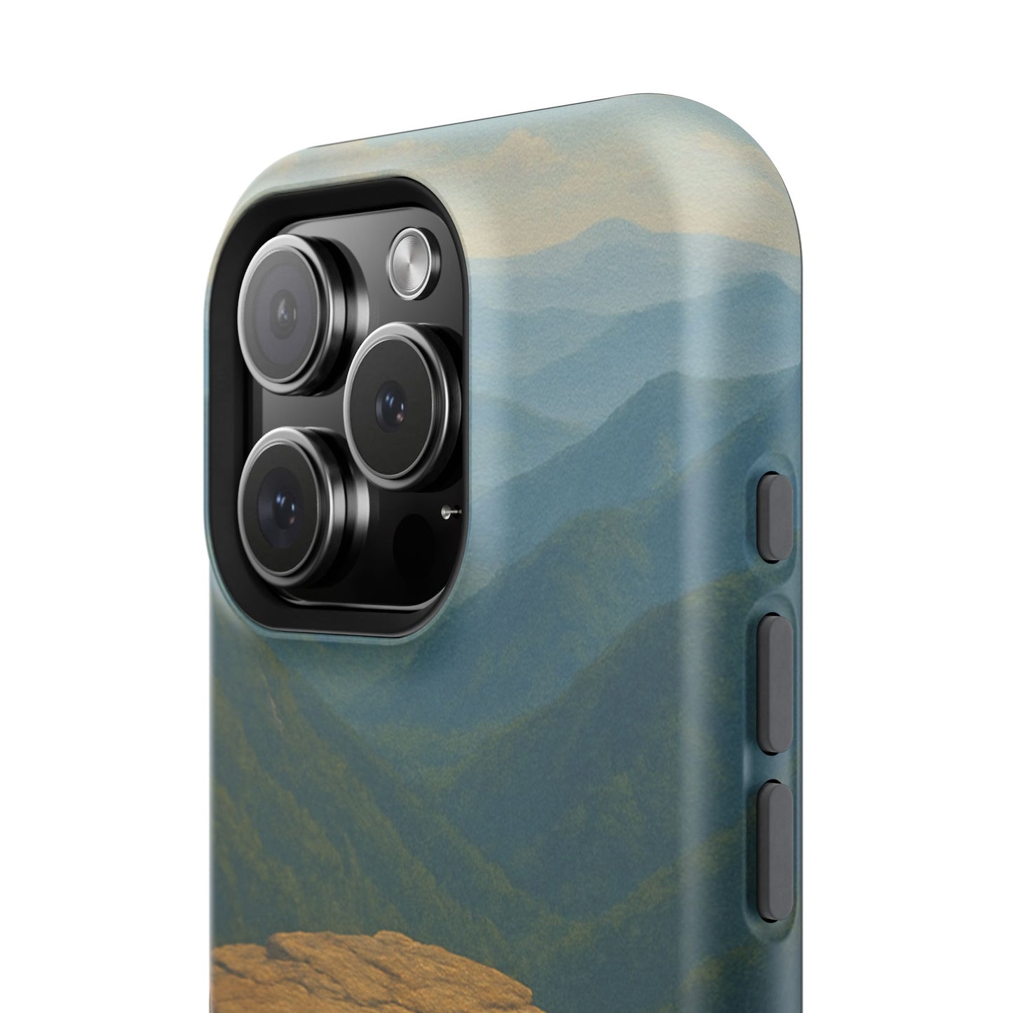 Ancient Cliffs iPhone Case | Impact Resistant Cover | SoulfulYarn Collection | Mystical Mountain Vista Design for iPhone