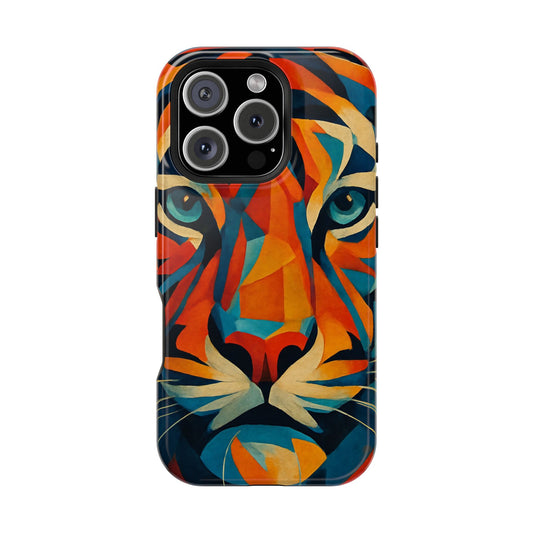 Fierce Tiger iPhone Case | Impact Resistant Cover | SoulfulYarn Collection | Bold Wildlife Art for iPhone