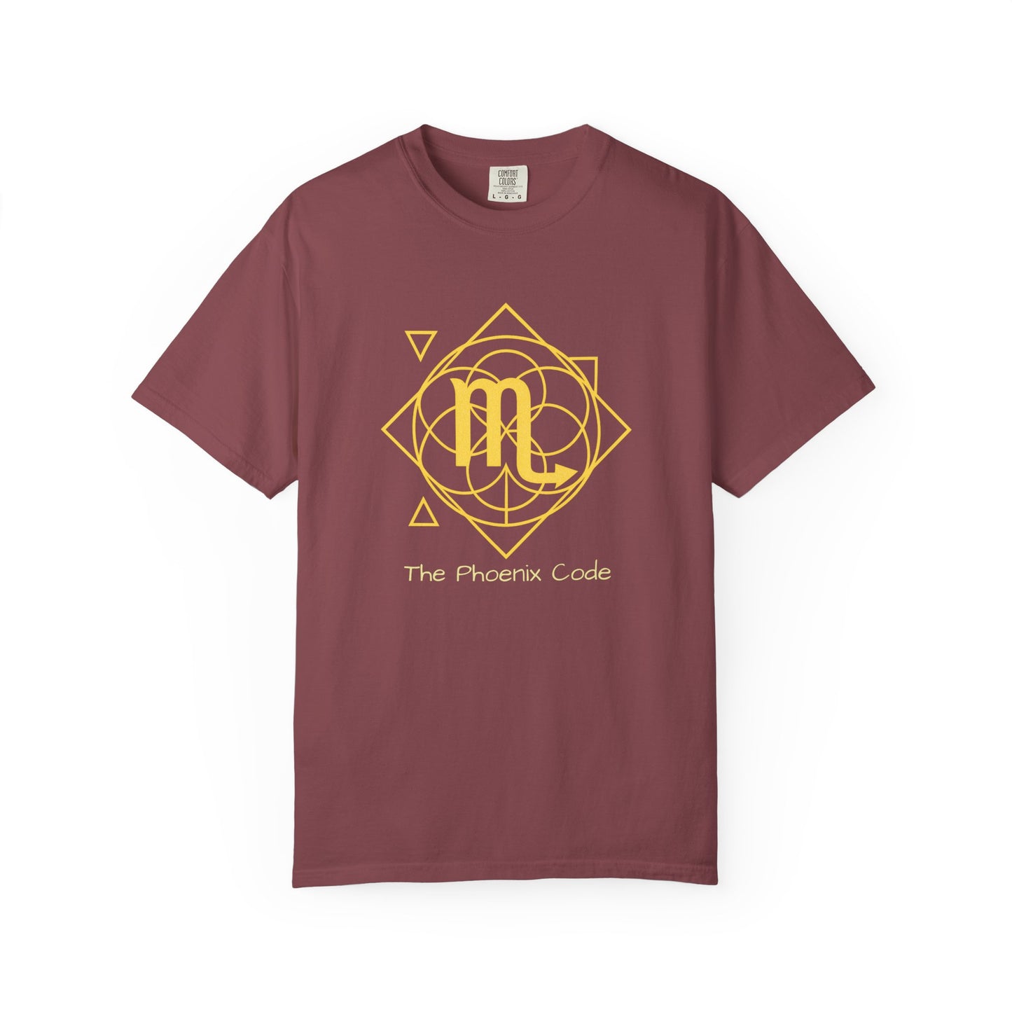 Scorpio Sacred Geometry T-Shirt | The Phoenix Code Tee in 13 different Colors | Astrology Gift
