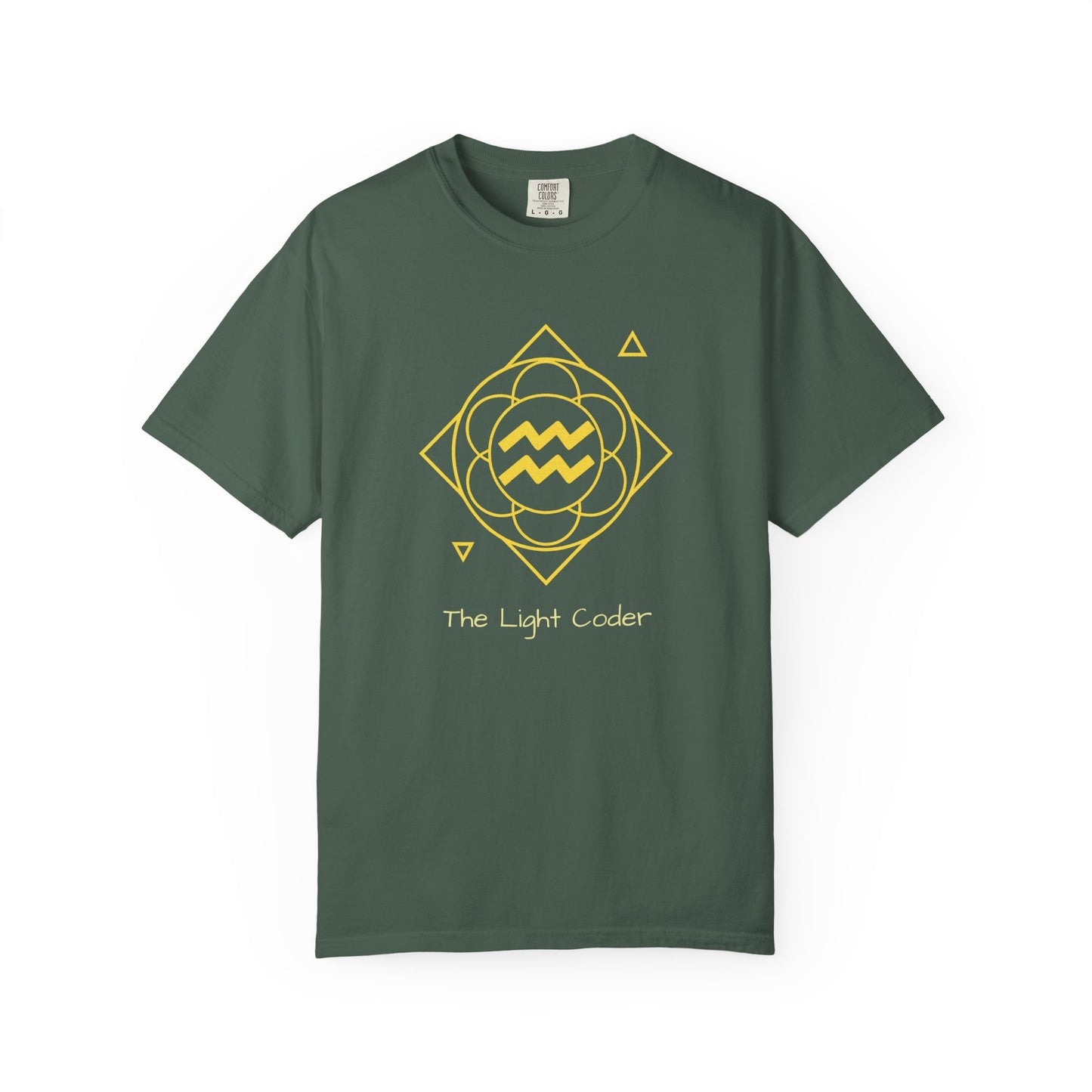 Aquarius Sacred Geometry T-Shirt | The Light Coder Tee in 13 different Colors | Astrology Gift