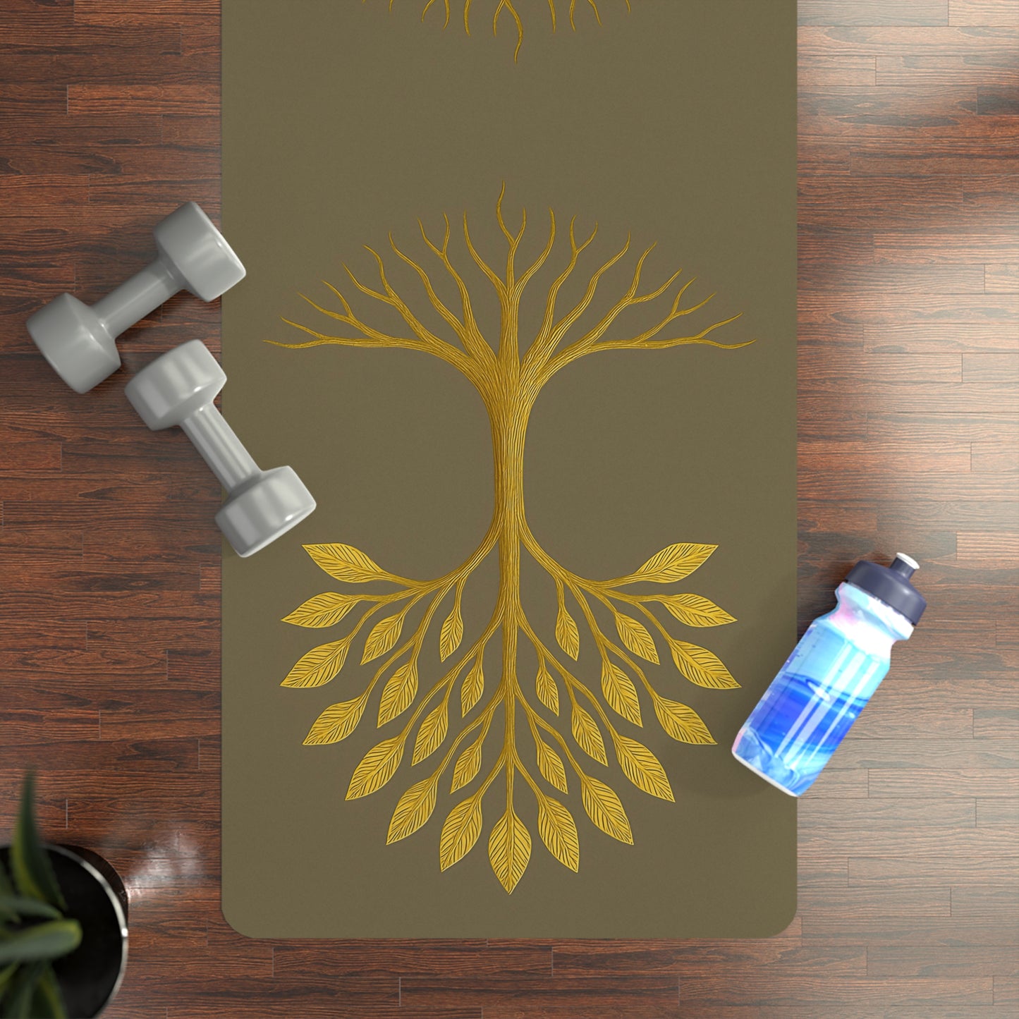 Tree of Balance Mat | Rooted in Stillness, Rising in Spirit | Symmetrical Yoga Energy